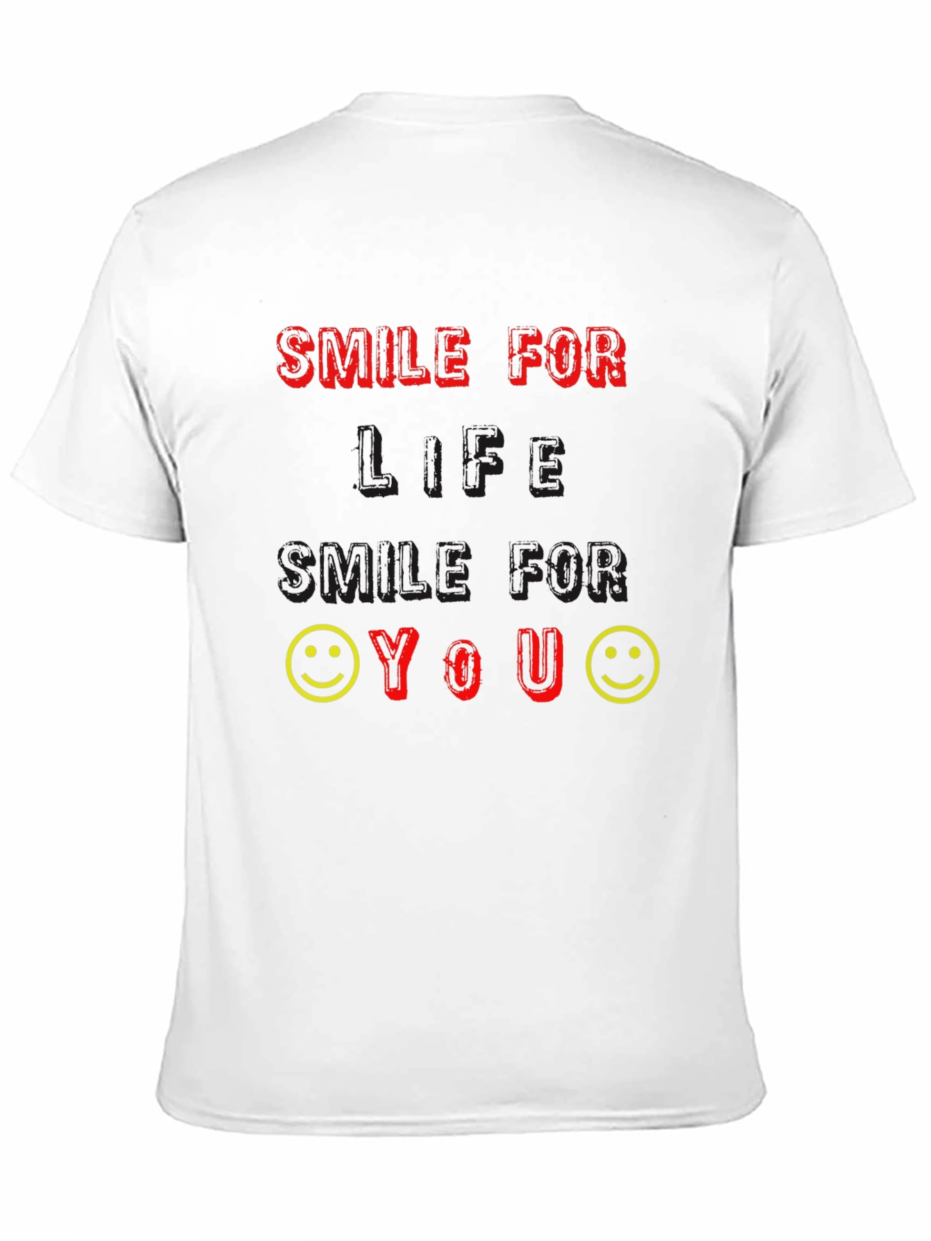 Black Smile For Life T-Shirt view 11