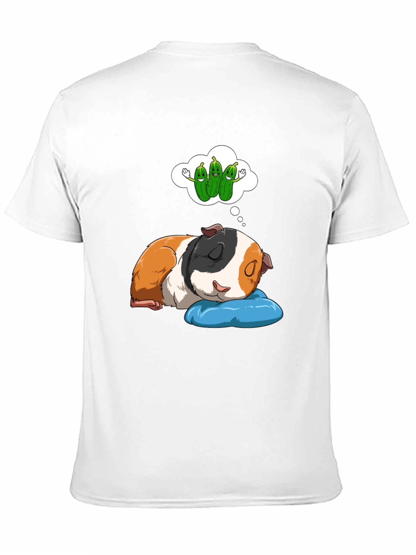 Black Dreaming Guinea Pig T-Shirt - Cute Pet Lover Tee view 11