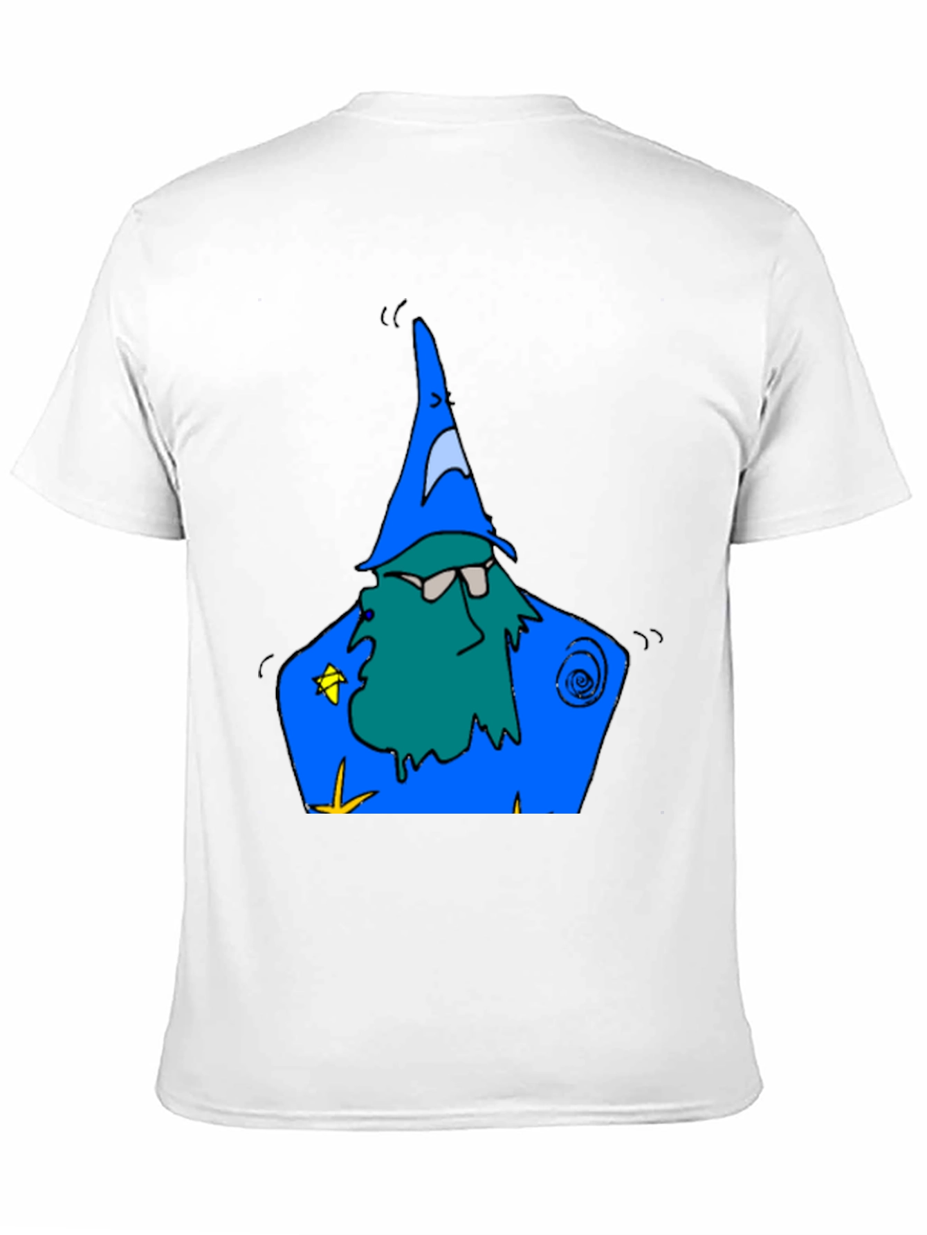 Black Wizard Graphic Tee - Cotton Black T-Shirt view 11