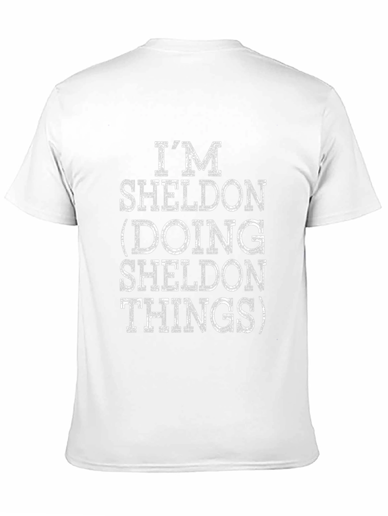 Black I'm Sheldon Doing Sheldon Things Graphic T-Shirt view 11