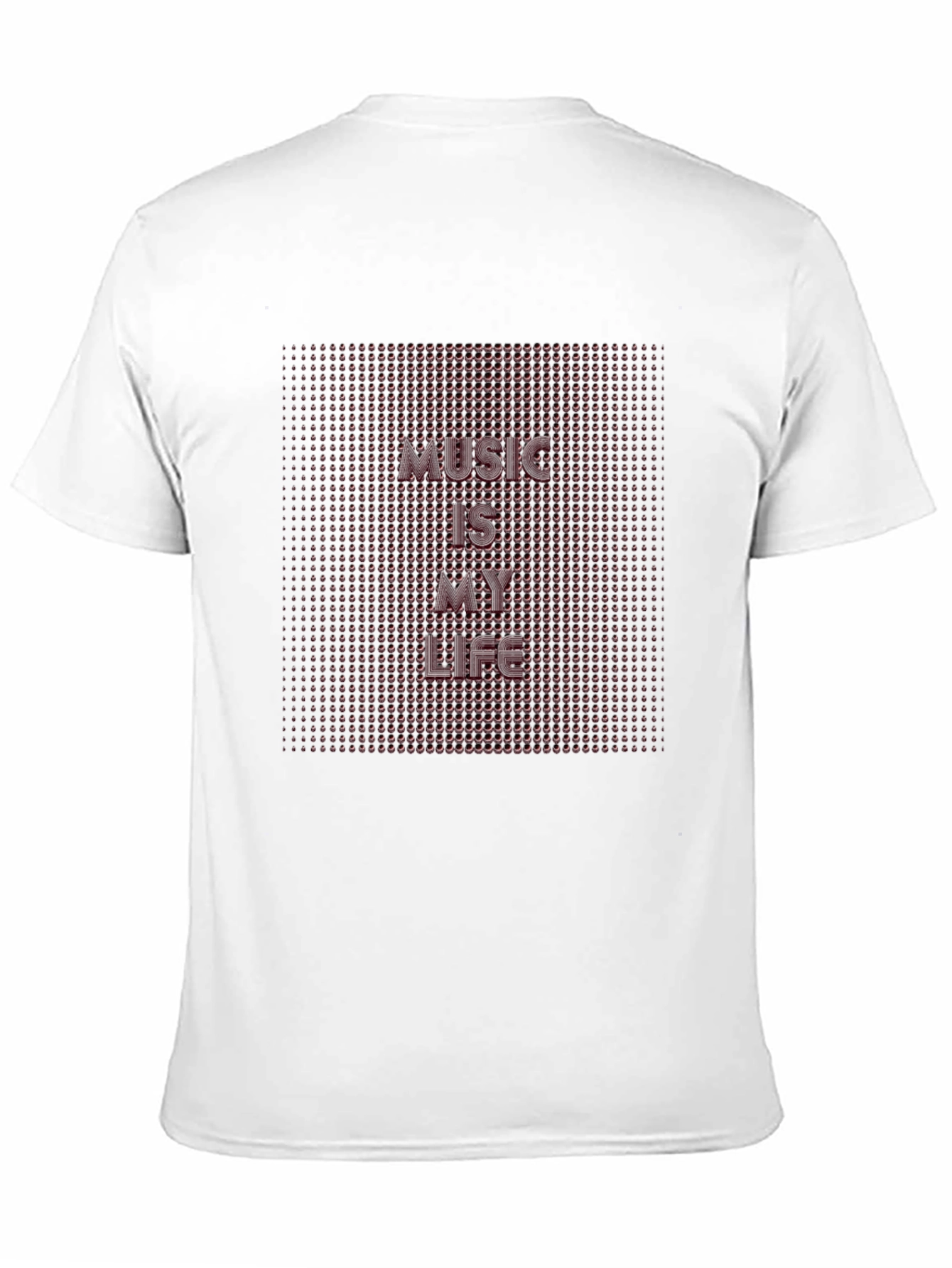 Black Music Is My Life Black Graphic T-Shirt view 11