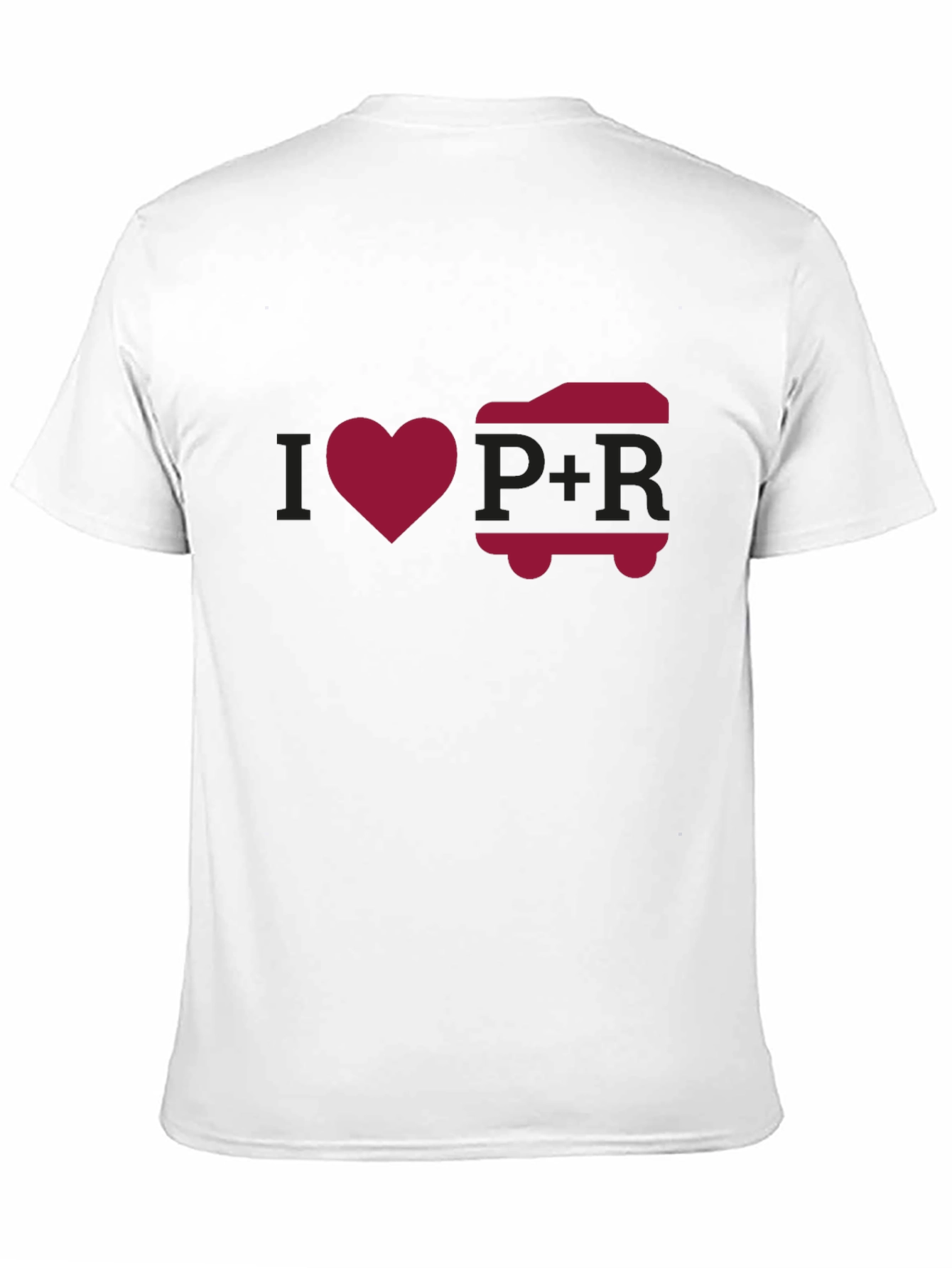 Black I Love P+R Black Graphic Tee view 11