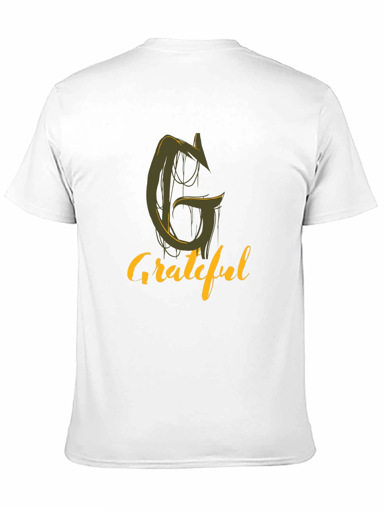 Black Grateful Graphic Tee - Stylish Black T-Shirt view 11