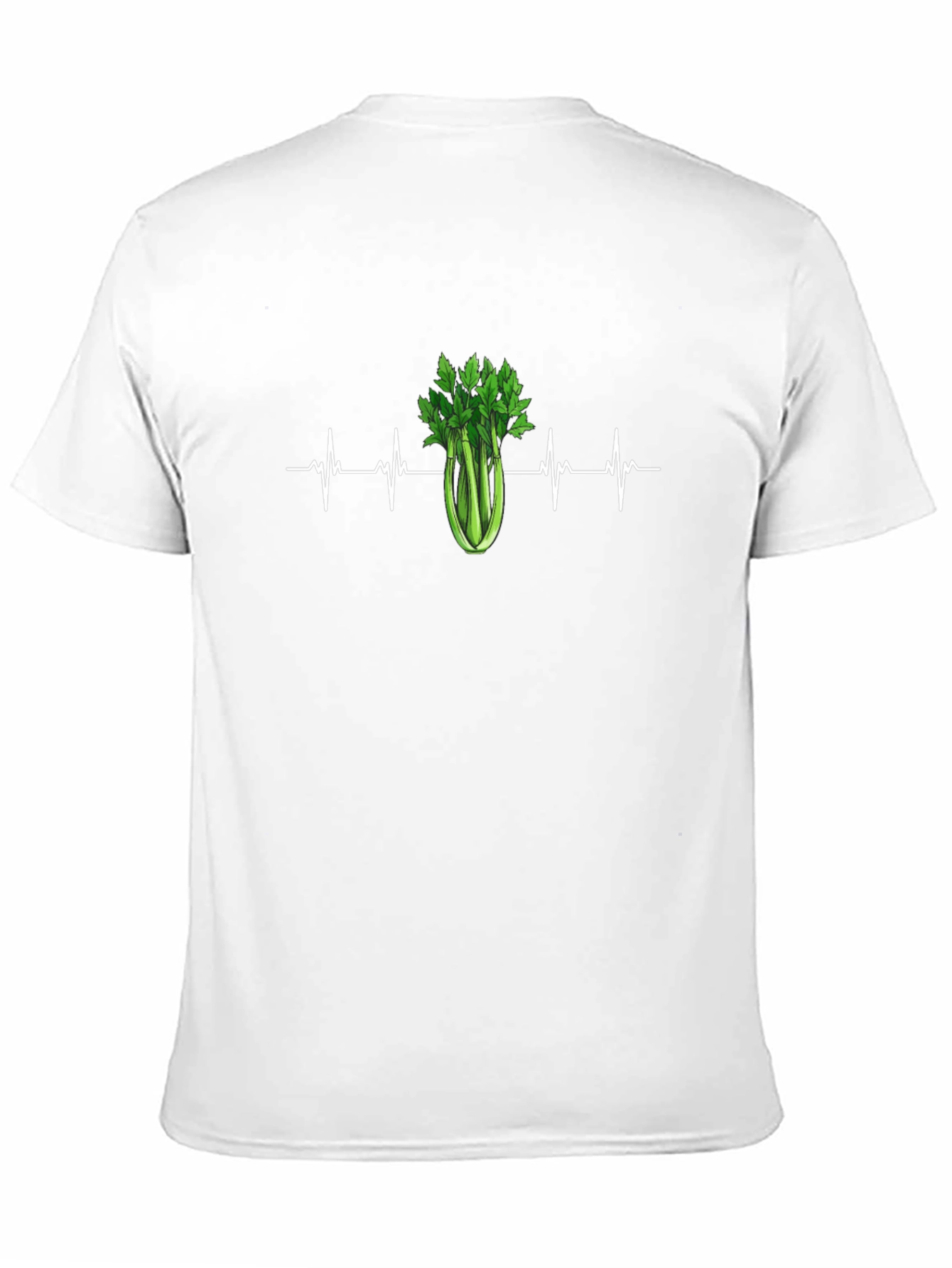 Black Celery Heartbeat T-Shirt - Healthy Living Tee view 11