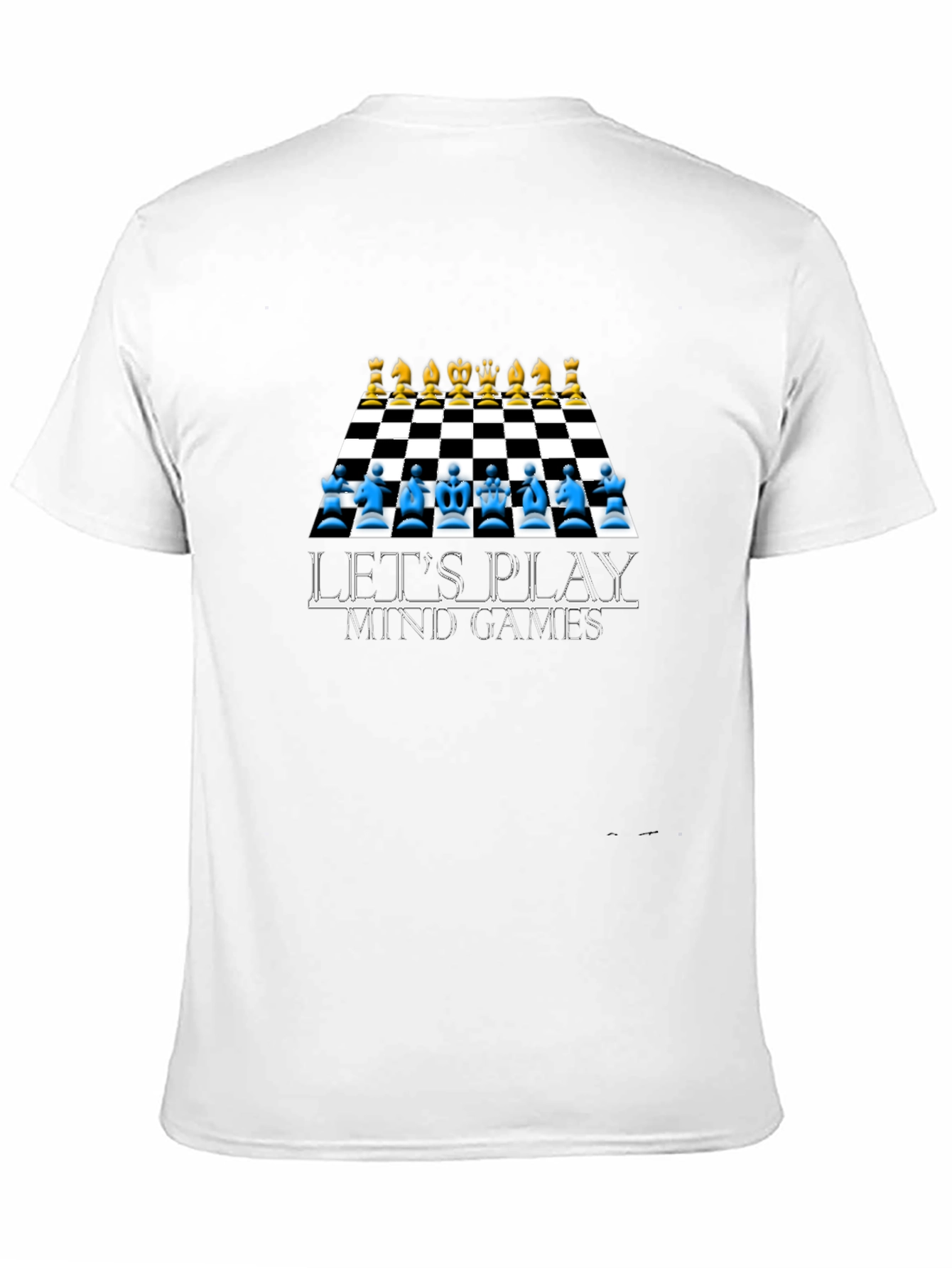 Black Mind Games Chess T-Shirt - Strategy & Style! view 11