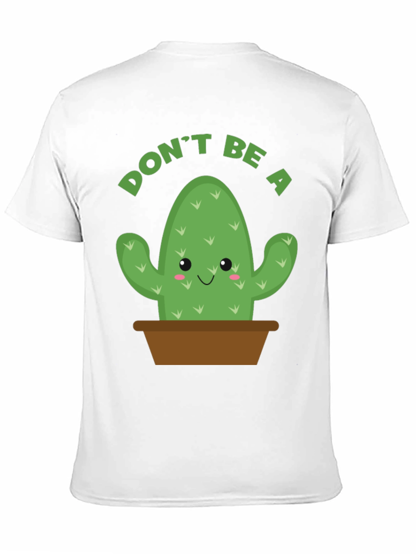 Black Don't Be A Prick T-Shirt - Cactus Graphic Tee view 11