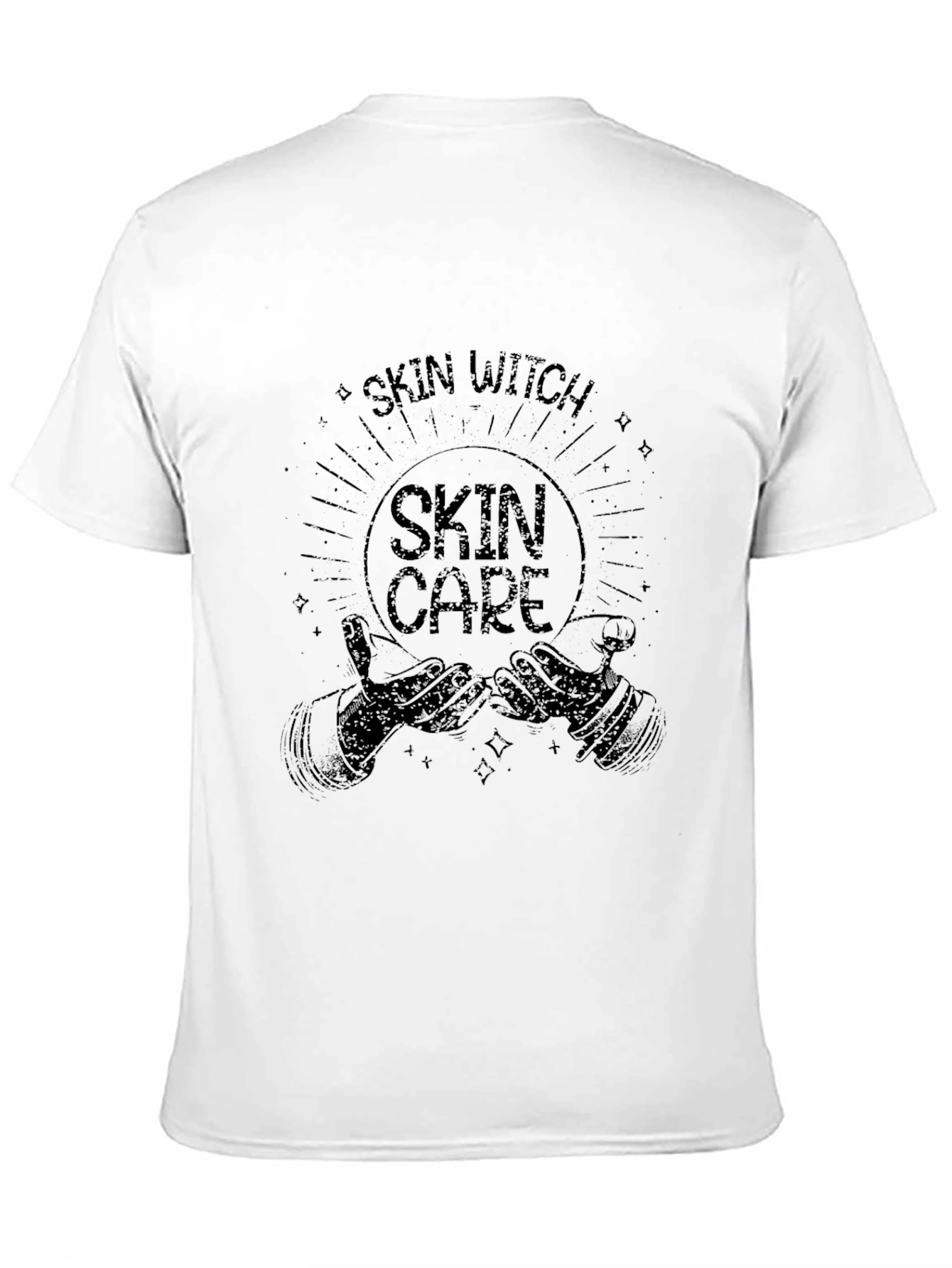 Black Skin Witch Skin Care Graphic T-Shirt view 11
