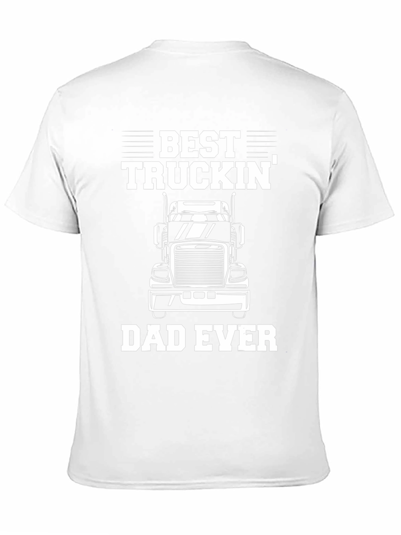 Black Best Truckin' Dad Ever T-Shirt view 11