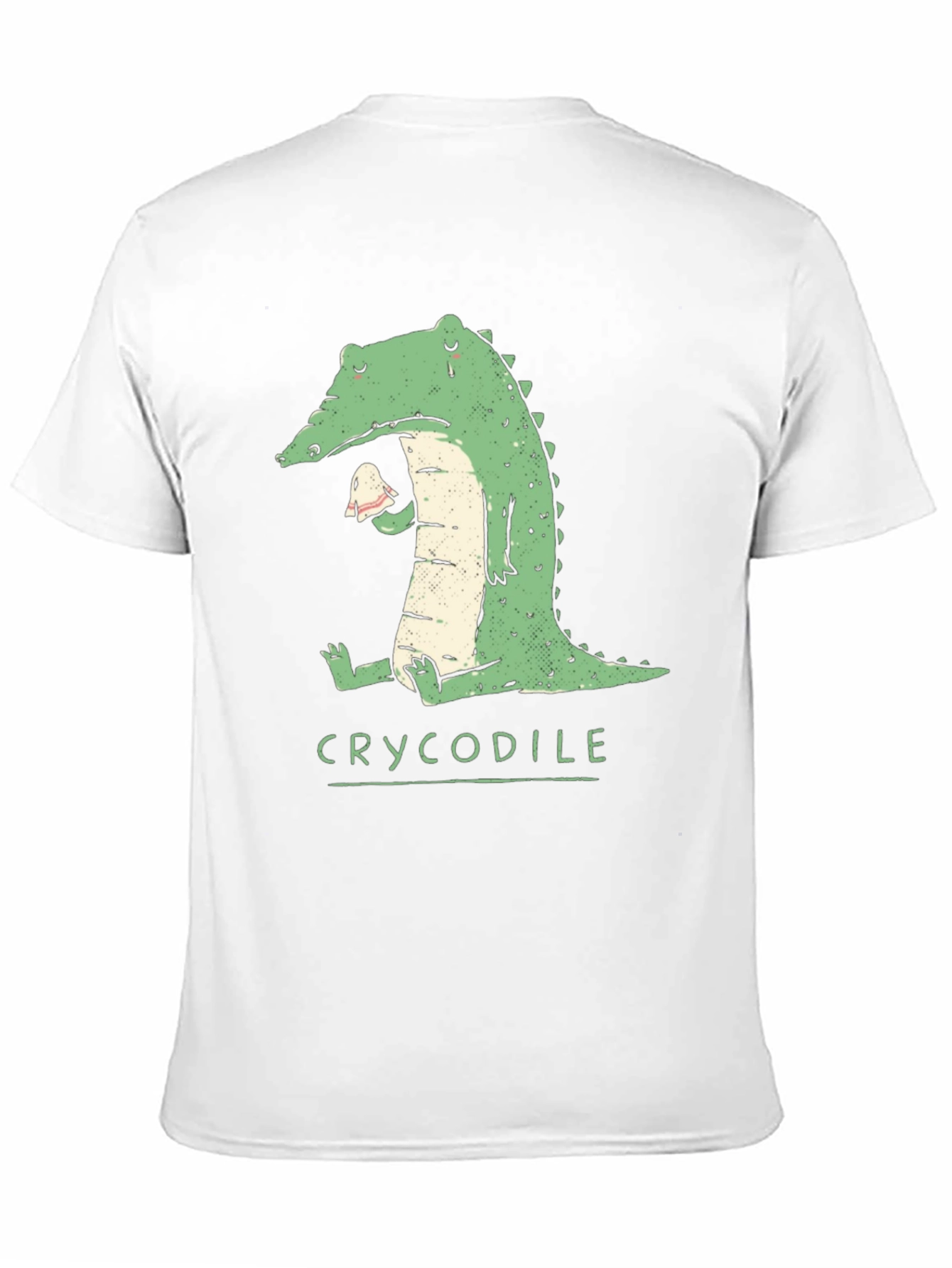 Black Crycodile T-Shirt - Funny Crocodile Graphic Tee view 11