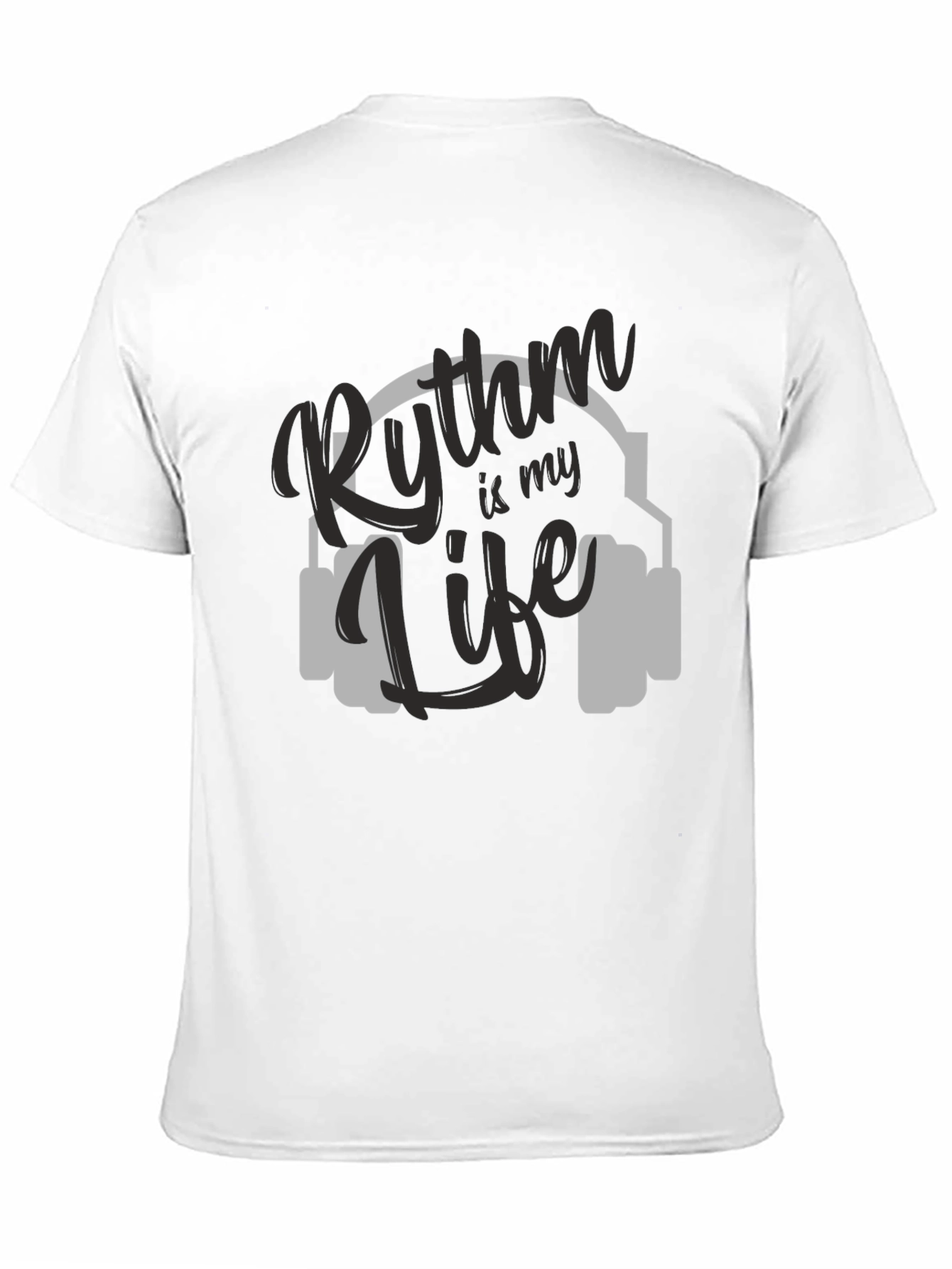 Black Rhythm is My Life Black Graphic Tee view 11