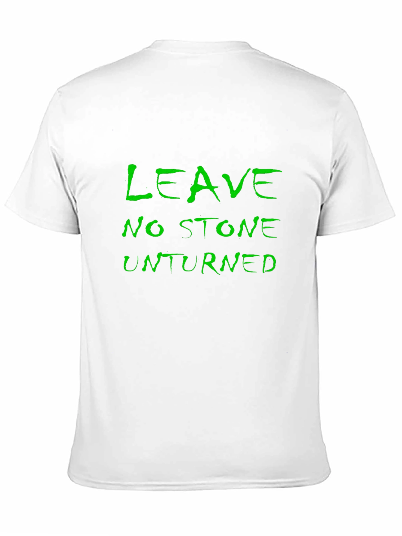 Black Leave No Stone Unturned Graphic Tee view 11