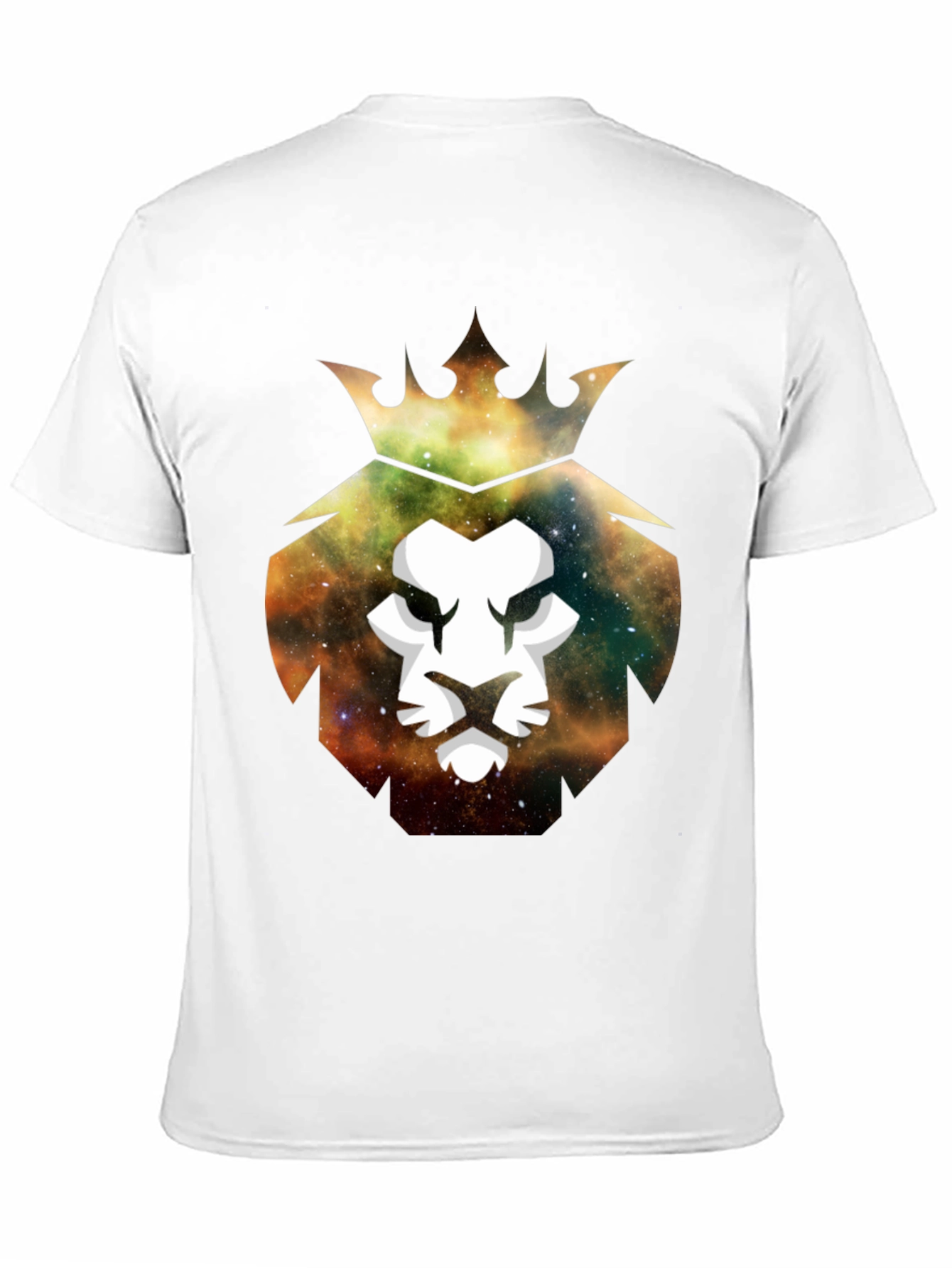 Black Galaxy Lion King Graphic Tee - Stylish Men's T-Shirt view 11