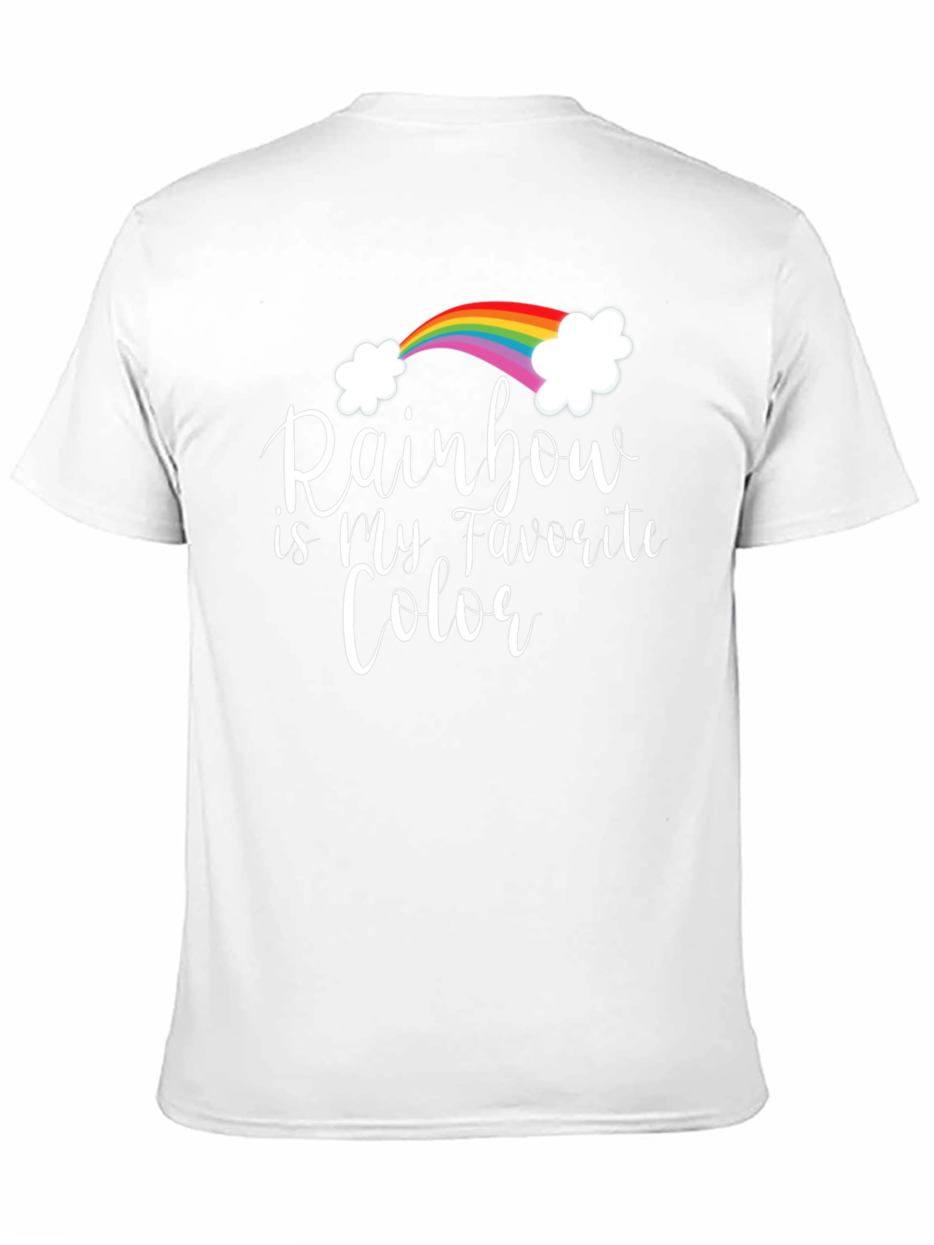 Black Rainbow is My Favorite Color T-Shirt view 11