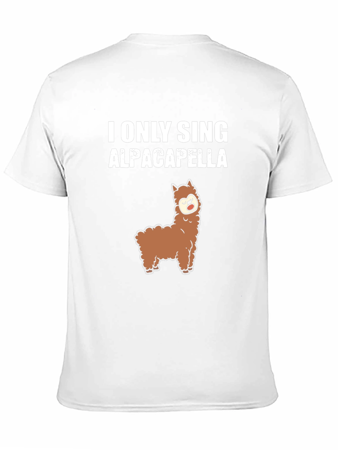 Black Alpaca-pella T-Shirt Funny Music Pun Tee view 11