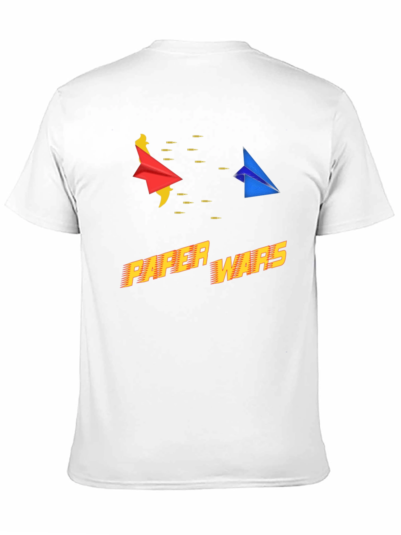 Black Paper Wars Graphic Tee - Retro Style view 11