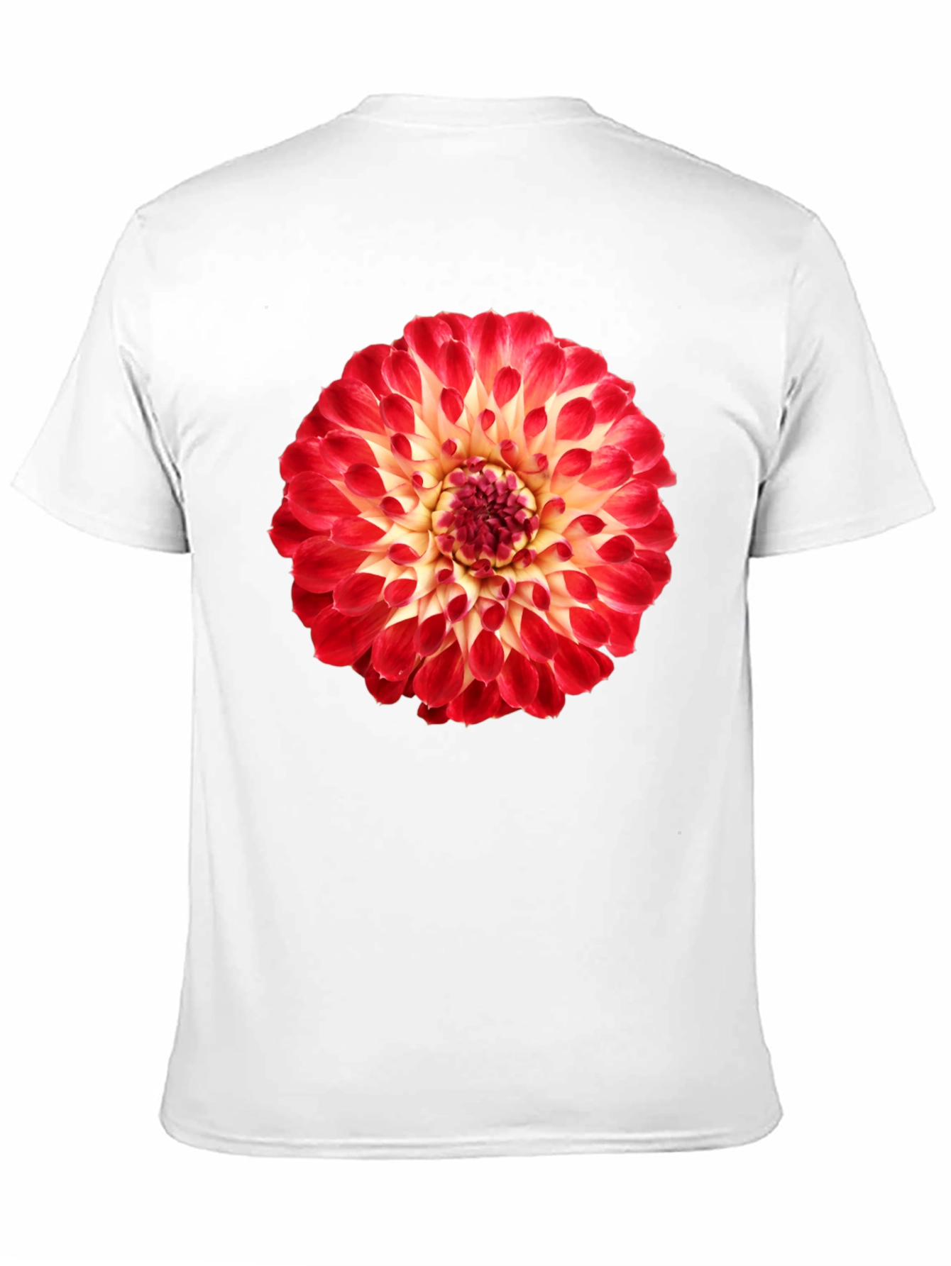 Black Floral Print Tee - Dahlia Design view 11