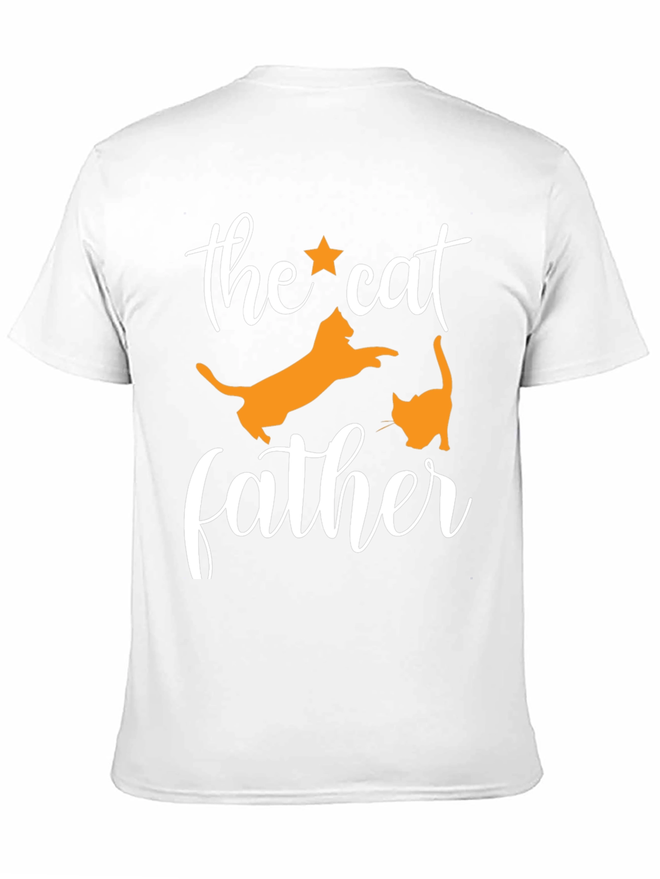 Black The Cat Father Black T-Shirt view 11