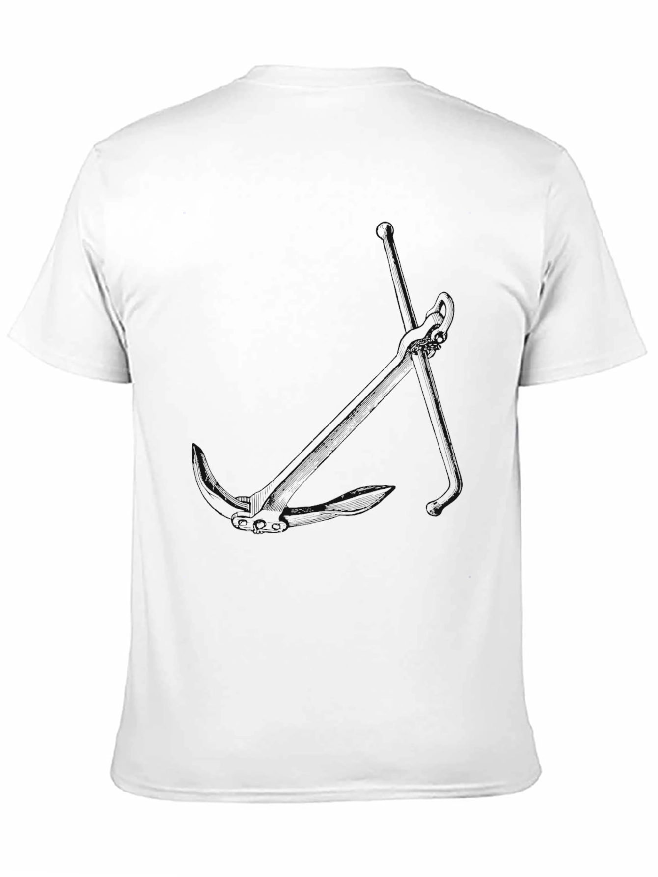 Black Classic Black Cotton Blend Men's T-Shirt view 11