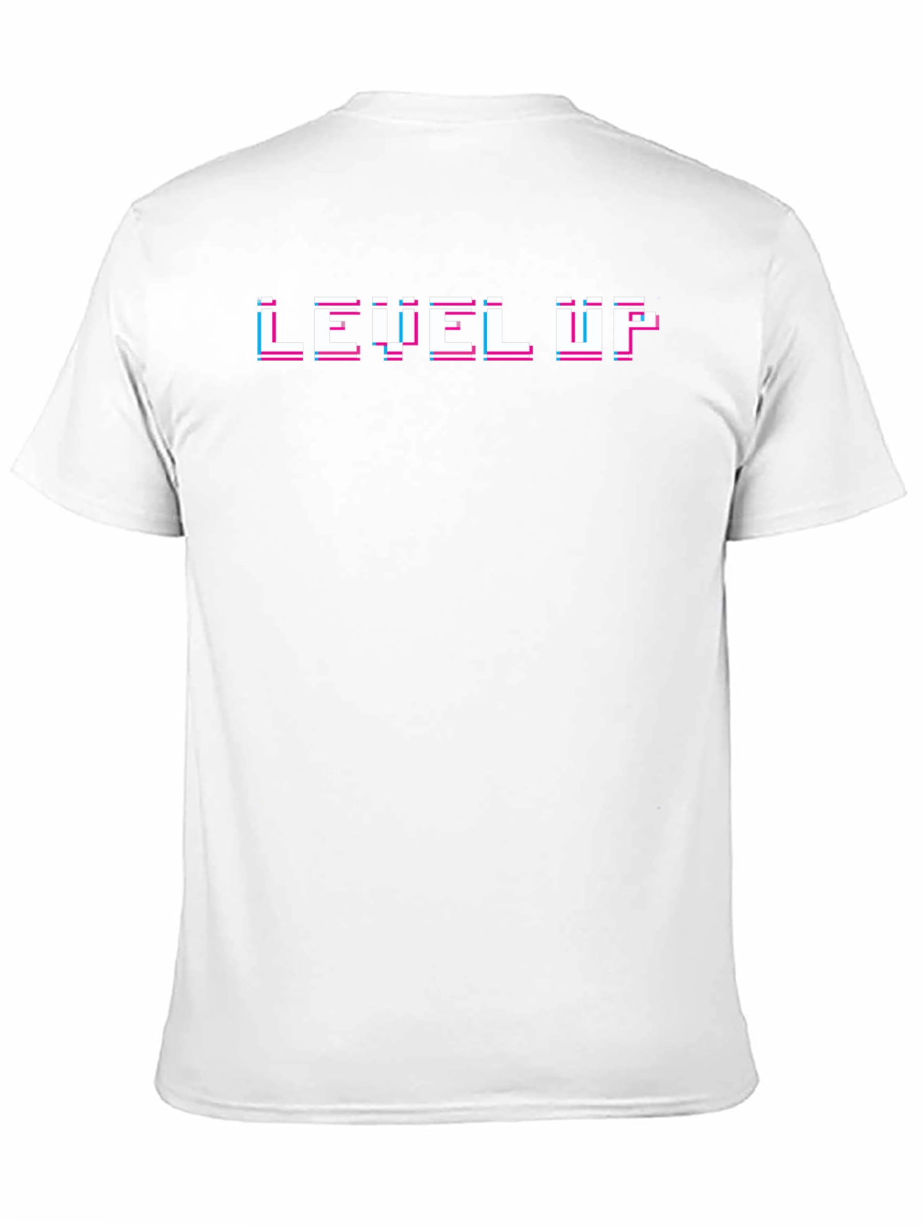 Black Level Up Glitch Tee - Black Gaming T-Shirt view 11
