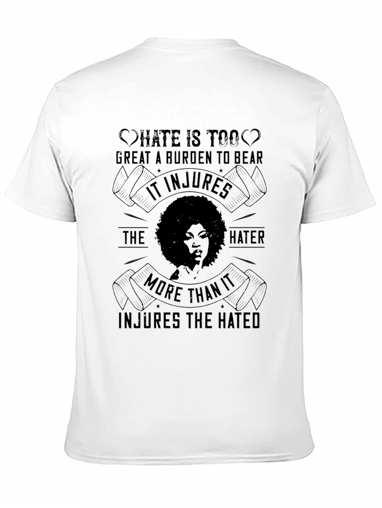 Black Hate is Too Great a Burden Tee view 11