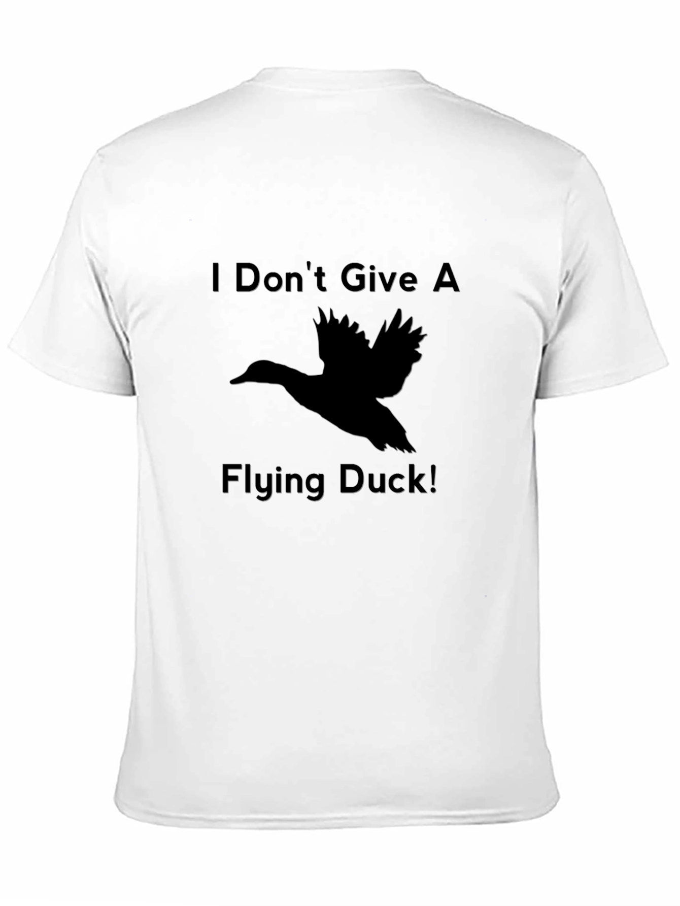 Black I Don't Give A Flying Duck Graphic Tee view 11