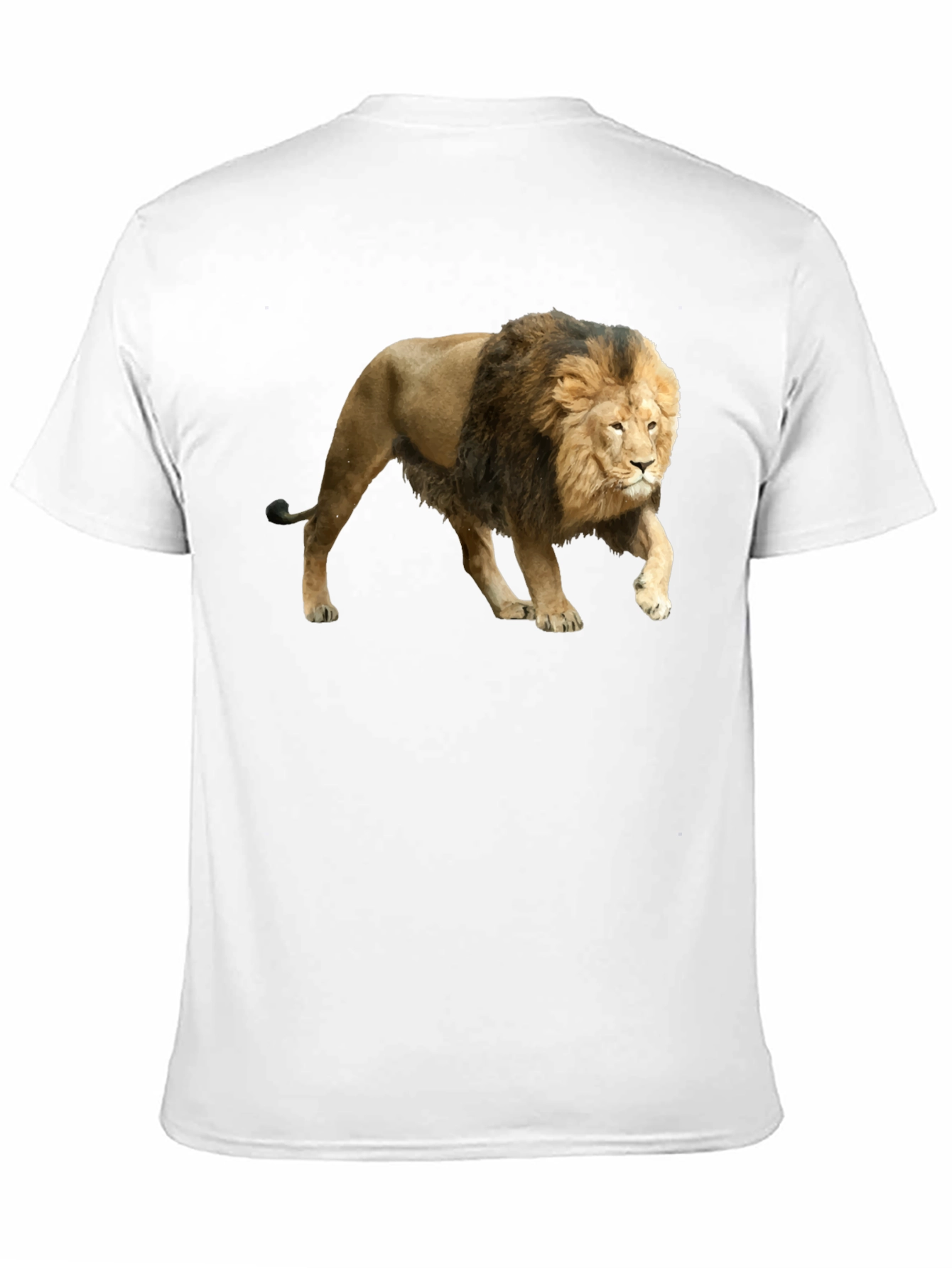 Black Lion Graphic Black T-Shirt view 11