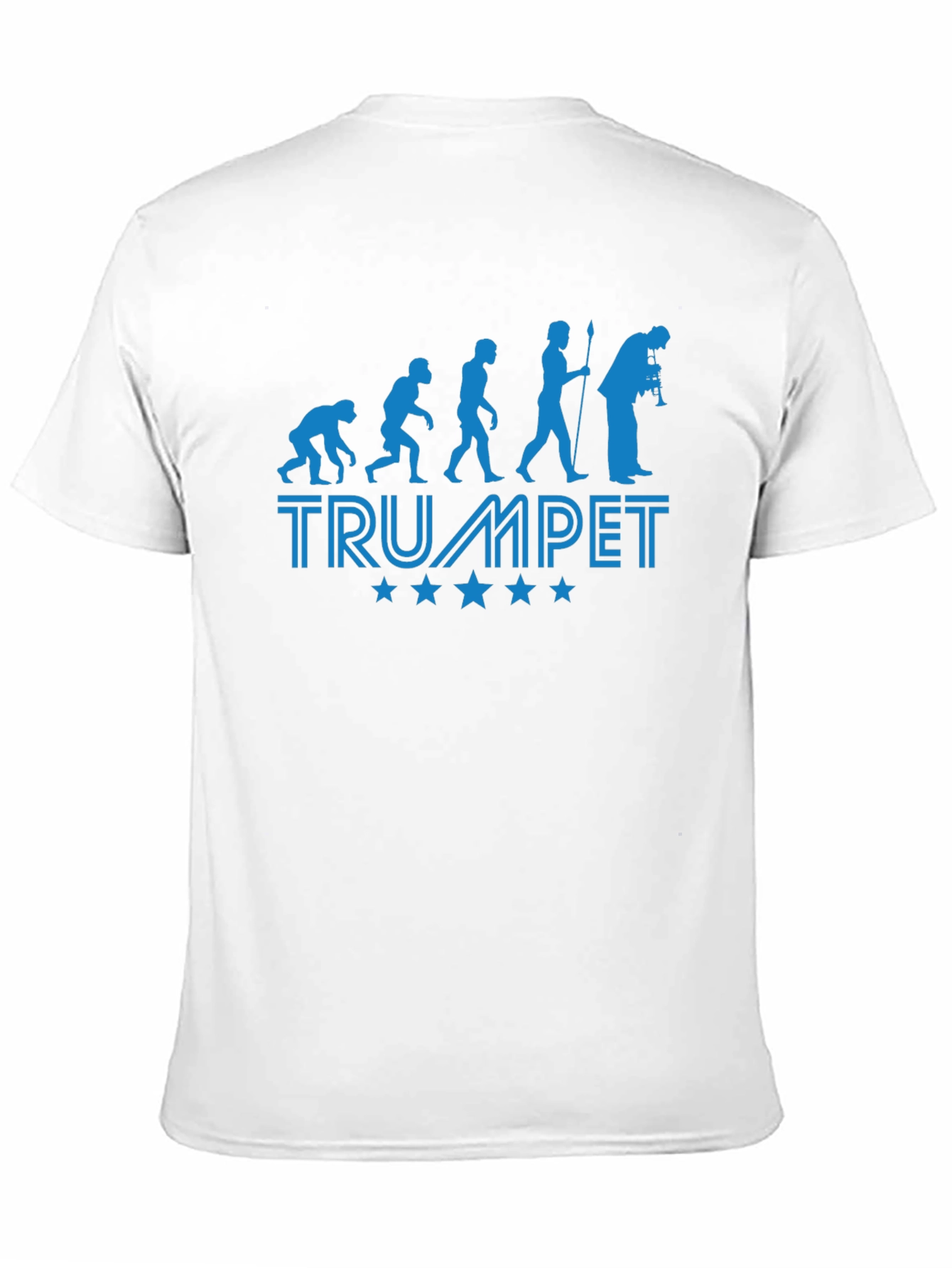Black Trumpet Evolution T-Shirt - Musician Gift view 11