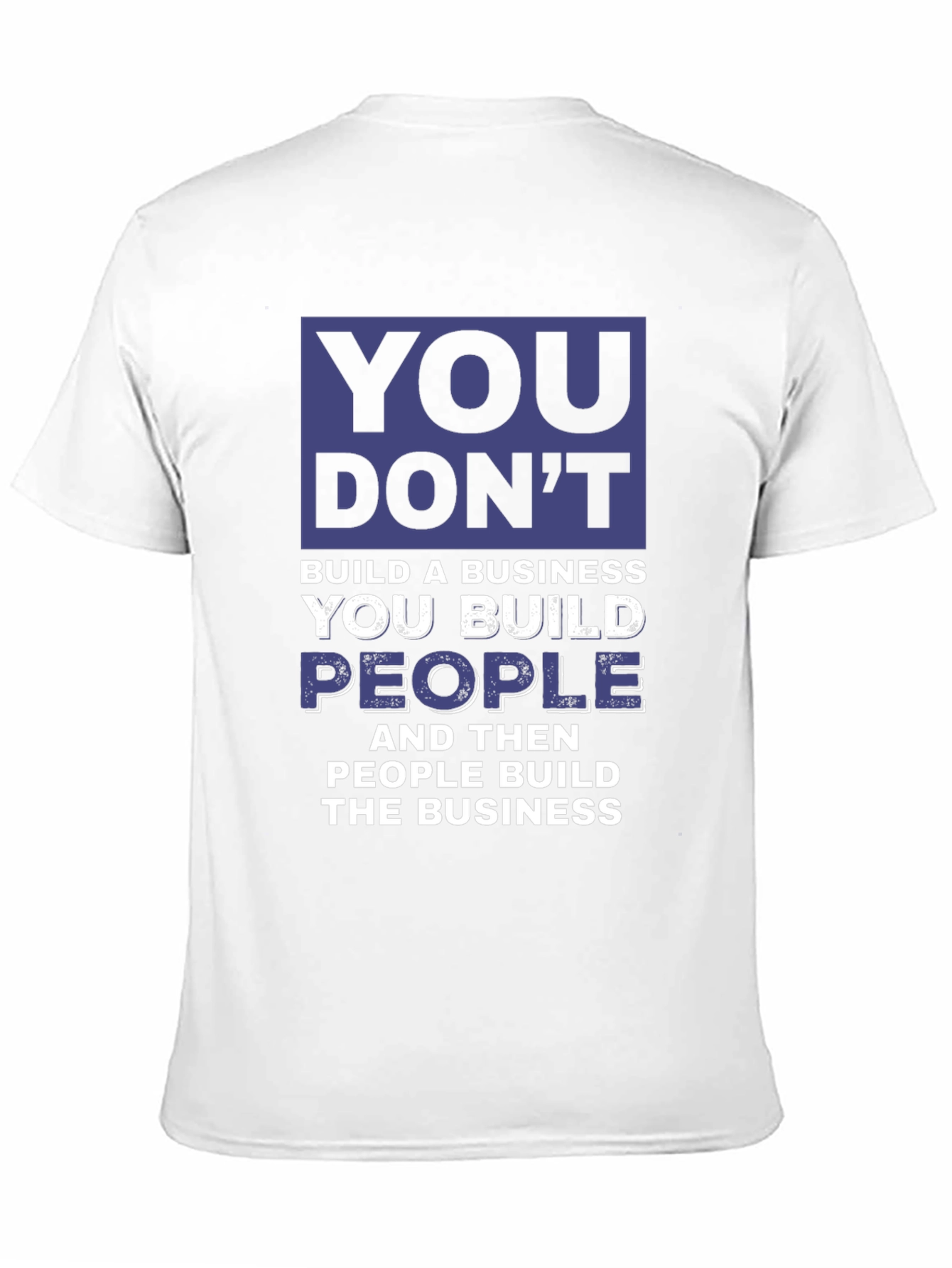 Black You Build People T-Shirt view 11