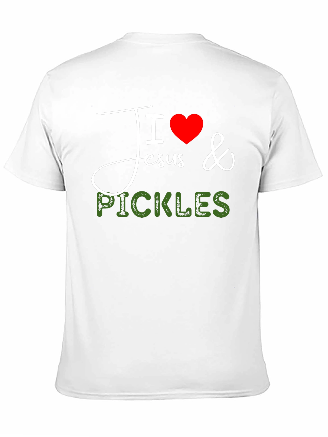 Black I Love Jesus & Pickles Graphic T-Shirt view 11