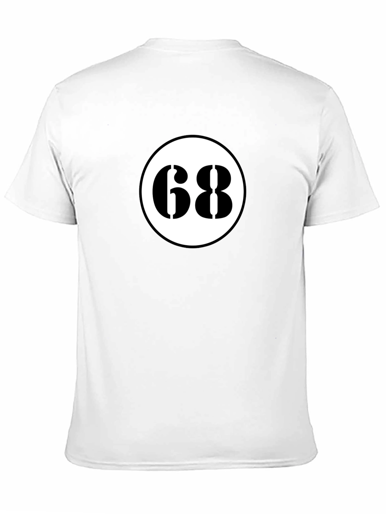 Black Retro 68 Racer Tee - Black Cotton Blend Shirt view 11