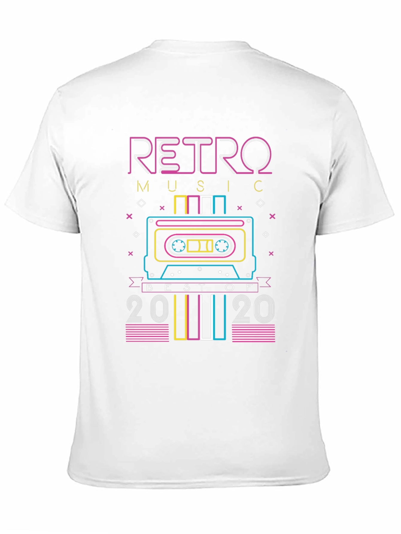 Black Retro Music Best of 2020 T-Shirt view 11