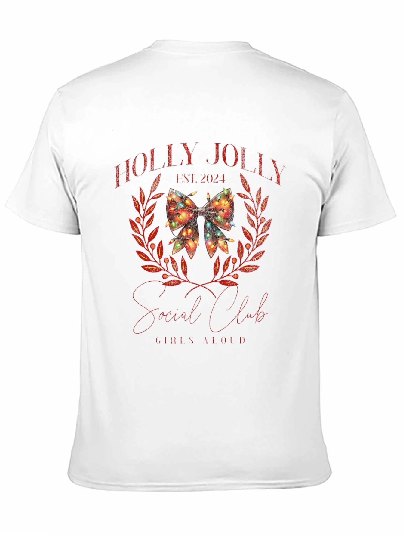 Black Holly Jolly Social Club Tee view 11