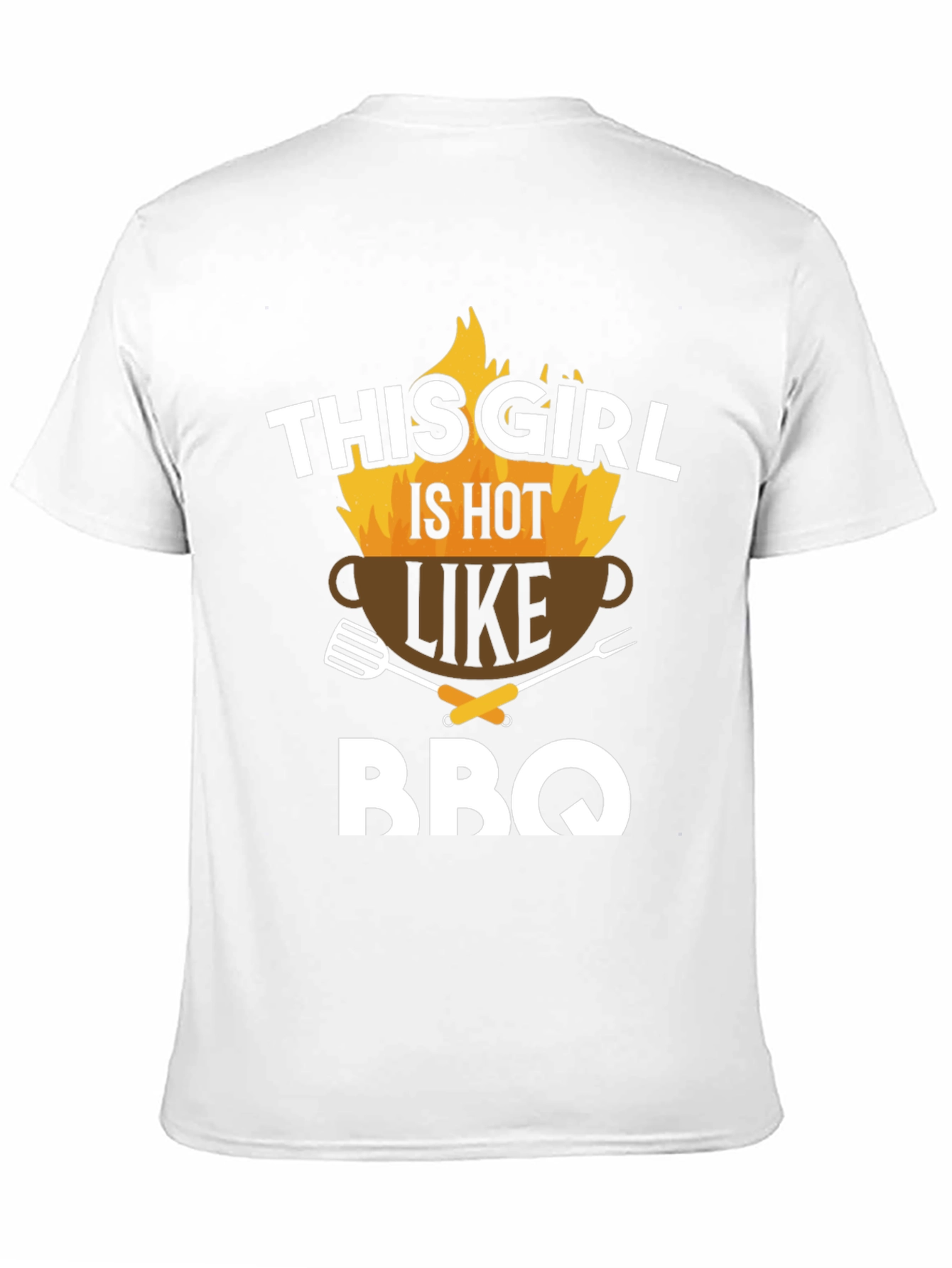 Black Hot Girl BBQ Graphic Tee view 11