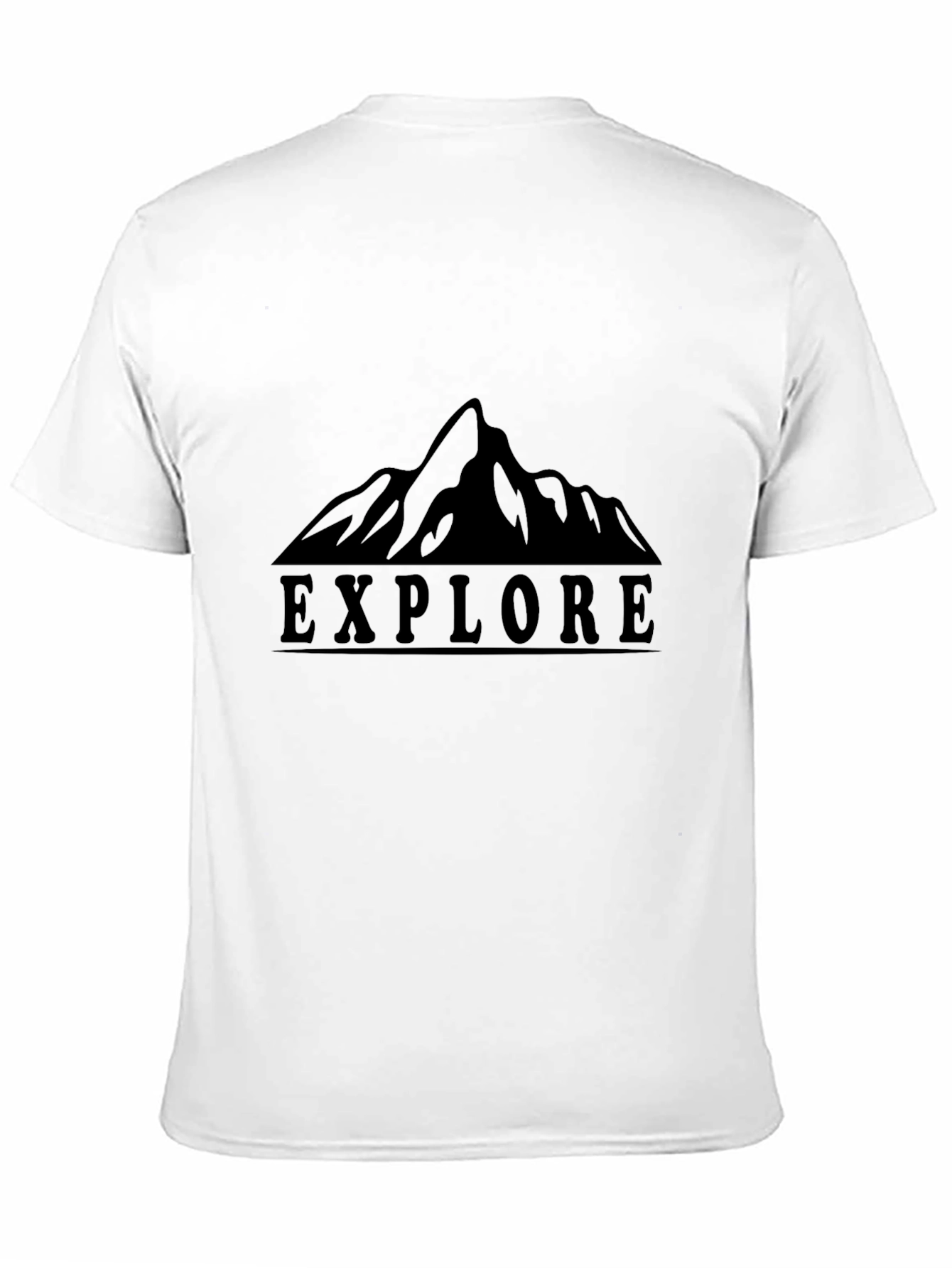 Black Explore Mountain Graphic Tee - Adventure Awaits! view 11