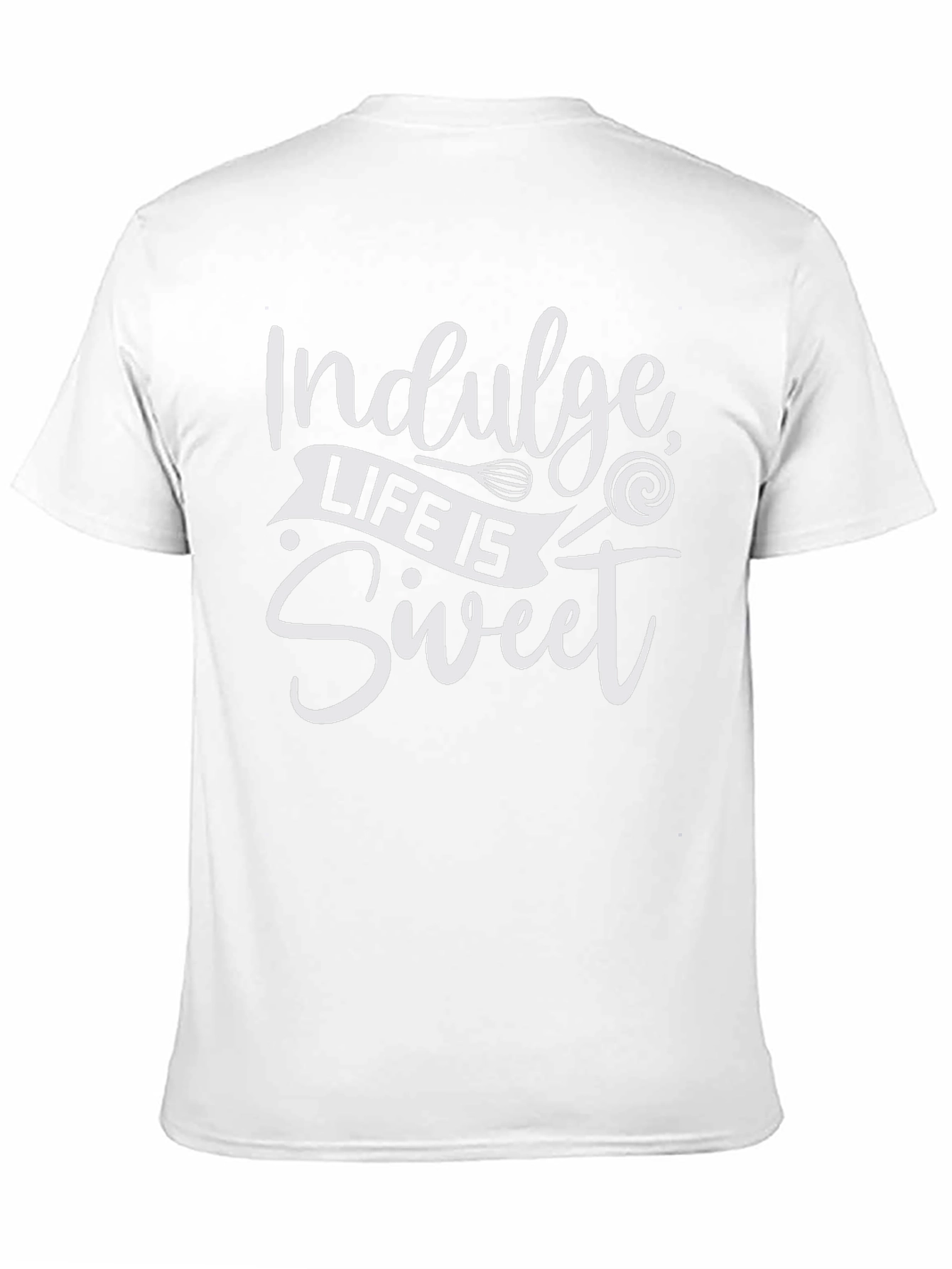 Black Indulge Life is Sweet Black T-Shirt view 11