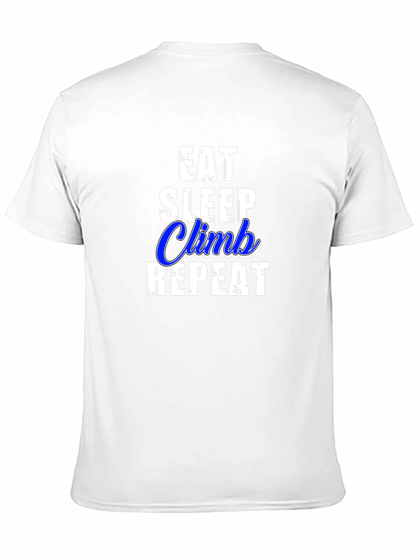 Black Eat Sleep Climb Repeat Black T-Shirt view 11