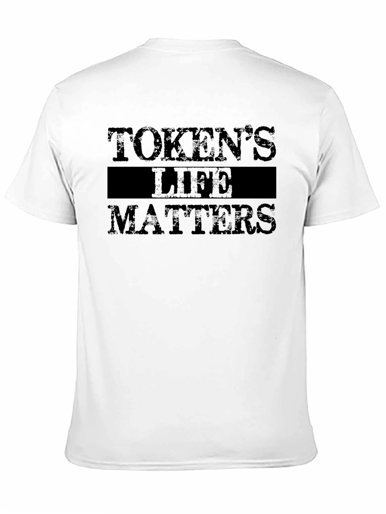 Black Token's Life Matters Black Graphic Tee view 11