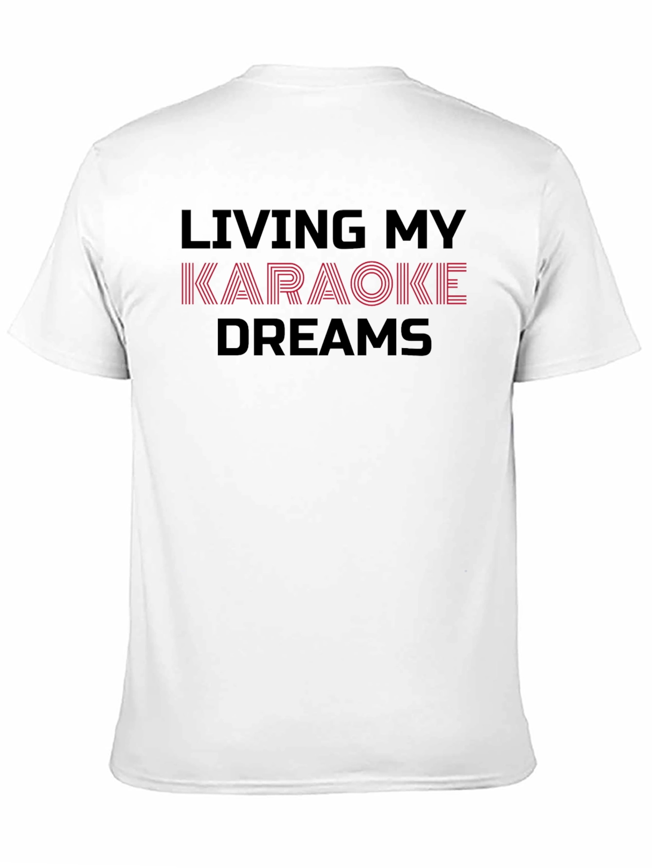 Black Karaoke Dreams Graphic Tee - Black Cotton T-Shirt view 11