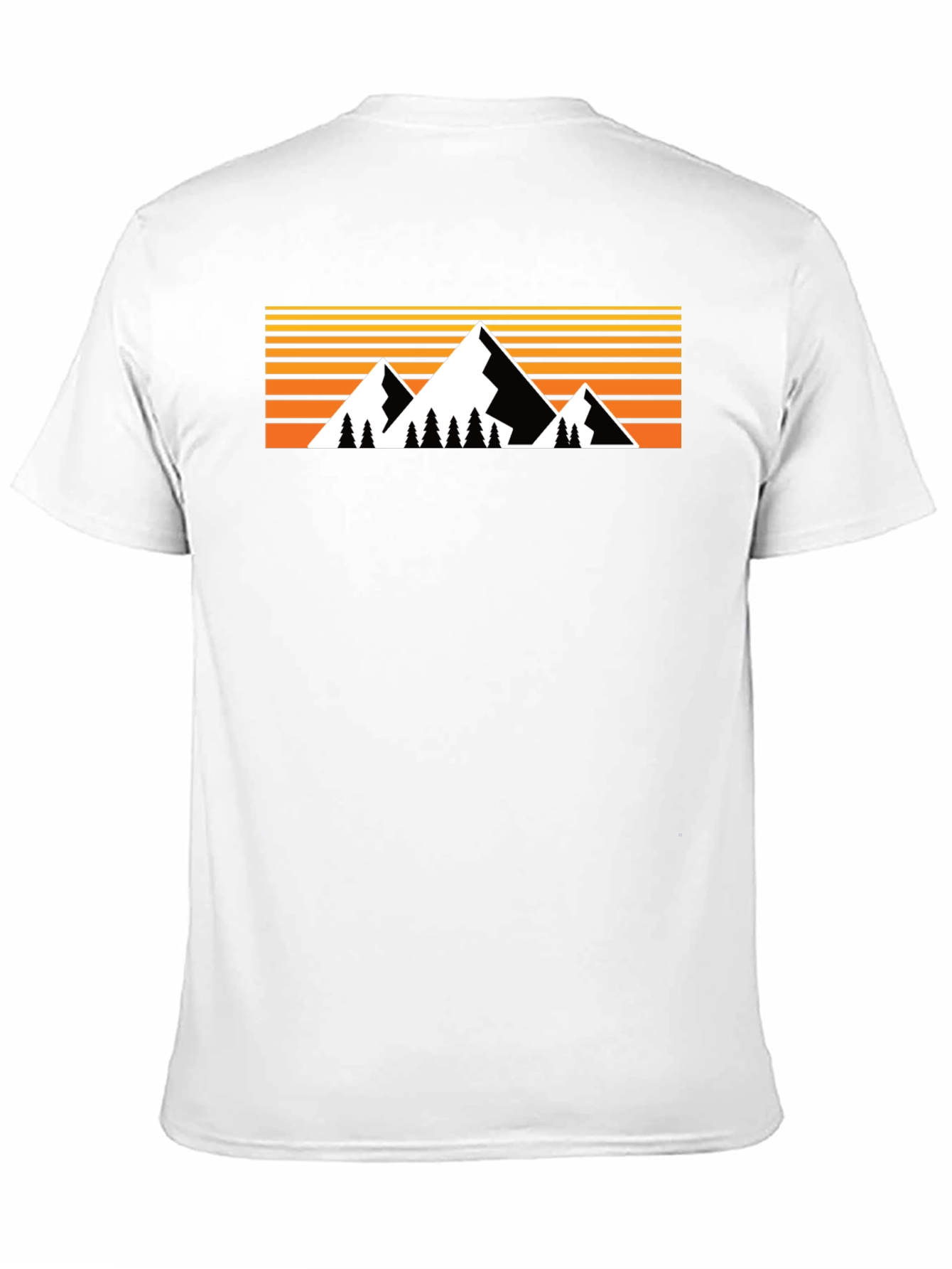 Black Mountain Sunset Graphic T-Shirt - Nature Inspired Design view 11