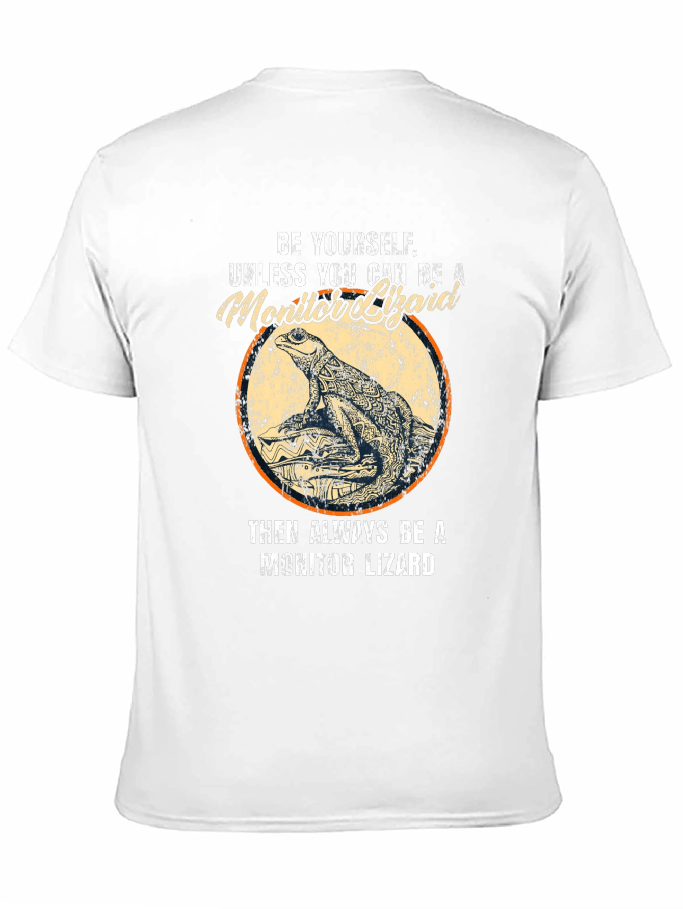 Black Monitor Lizard Graphic T-Shirt view 11