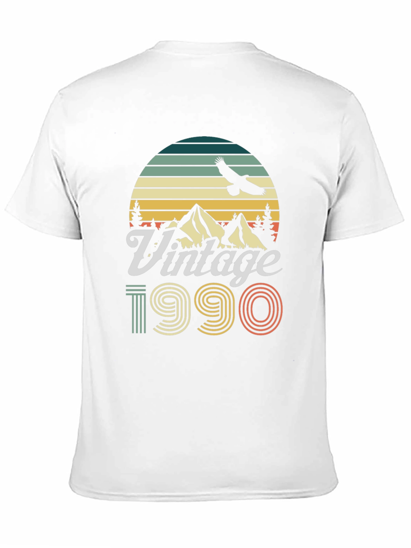 Black Vintage 1990 T-Shirt Retro Style Birthday Gift view 11