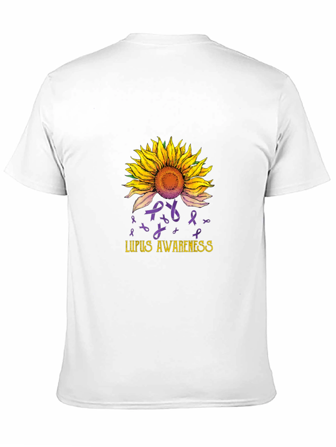 Lupus Awareness Sunflower Graphic Tee - 11