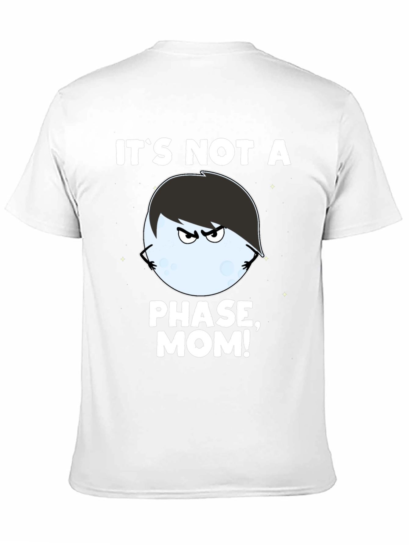 Black Emo Moon Phase Graphic Tee view 11