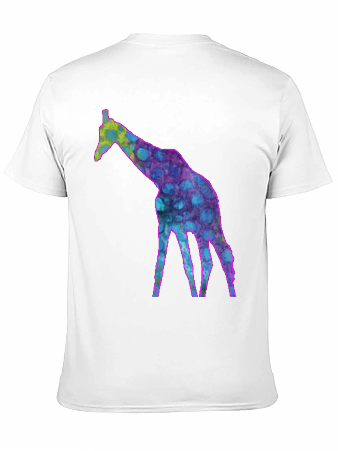 Black Cool Giraffe Graphic Tee - Funky Fashion T-Shirt view 11