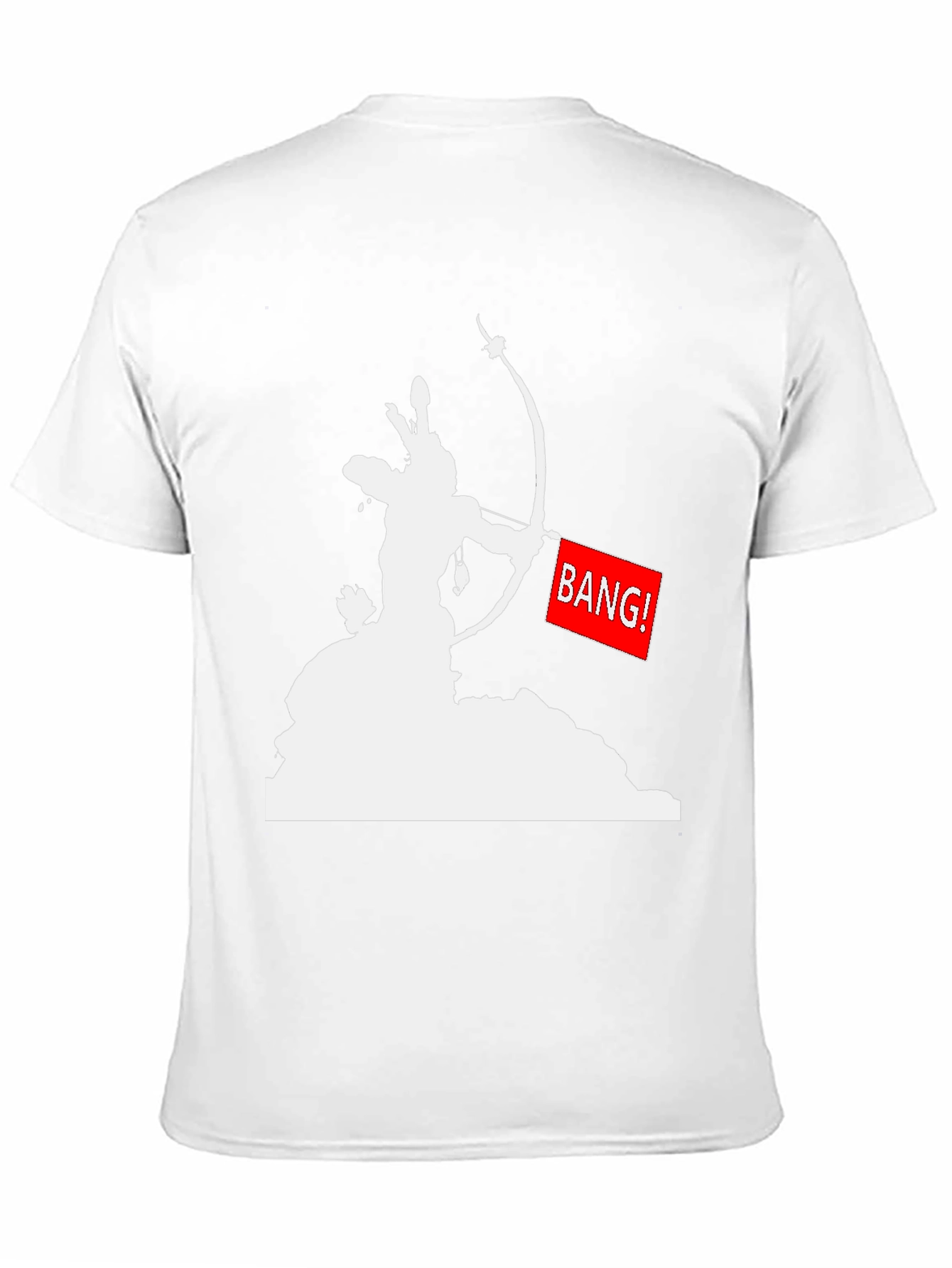 Black Bang! Native American Archer Graphic Tee view 11