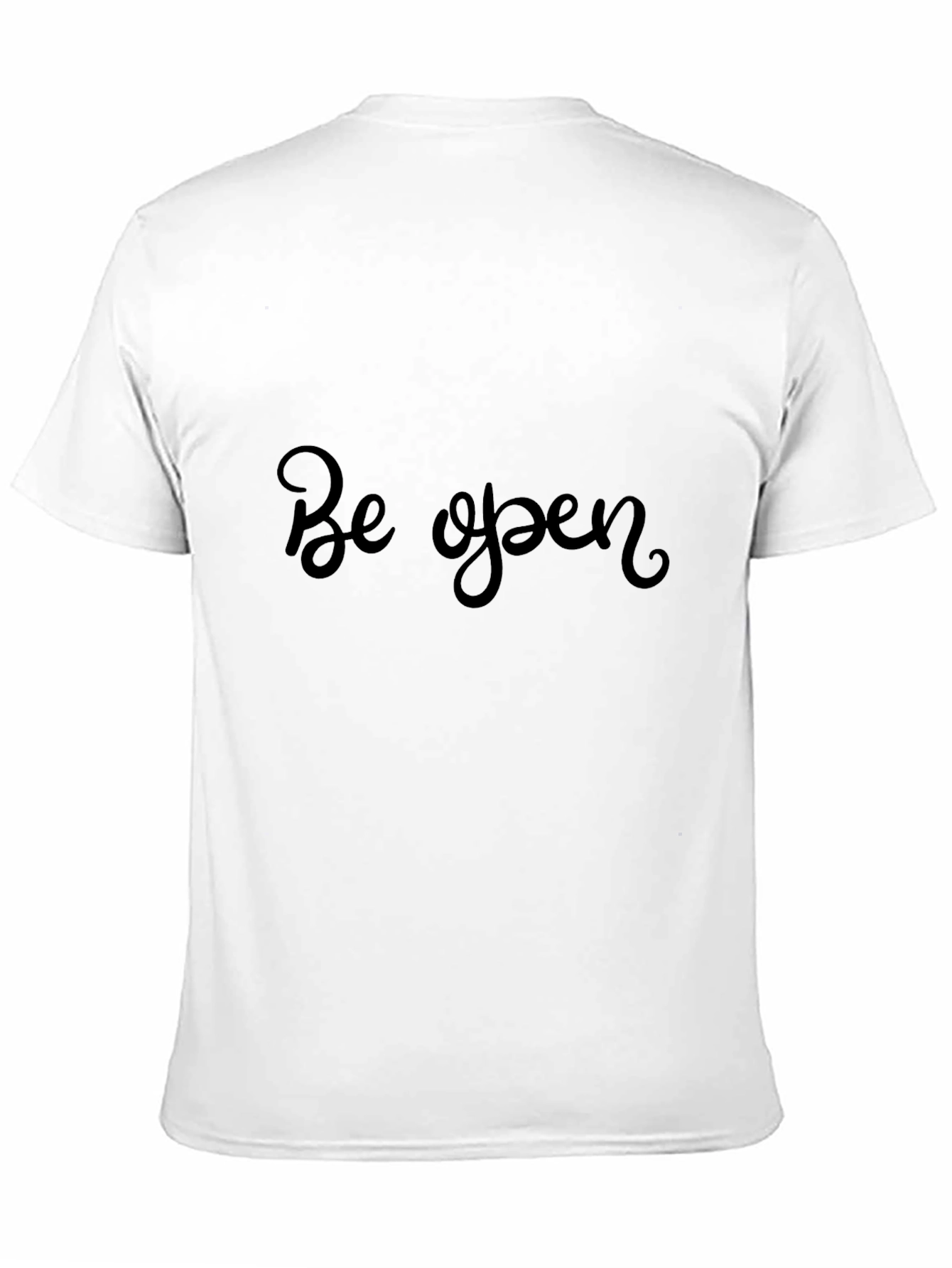Black Be Open Black T-Shirt - Stylish Comfort view 11