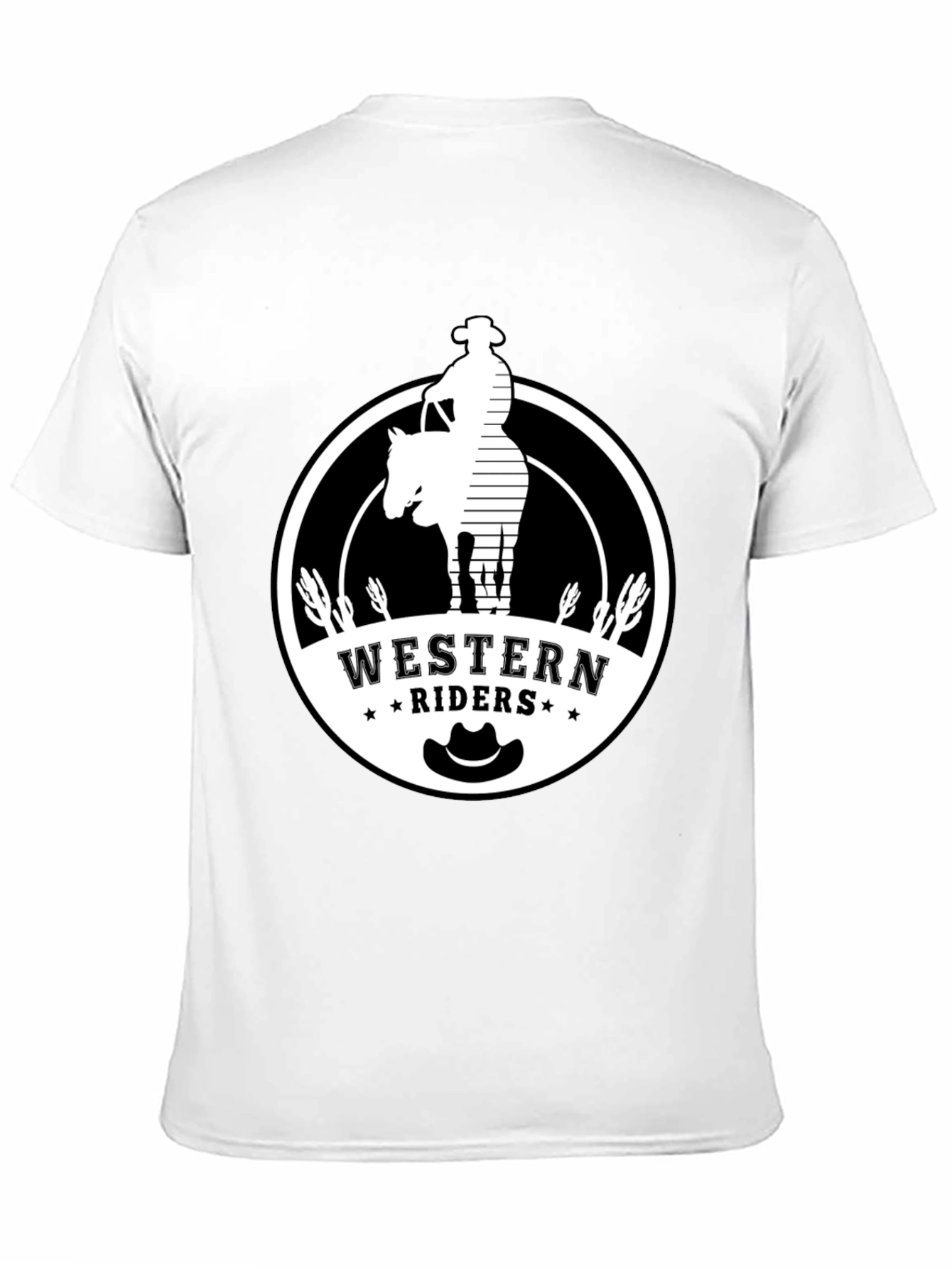 Black Western Riders Graphic T-Shirt - Cowboy Style view 11