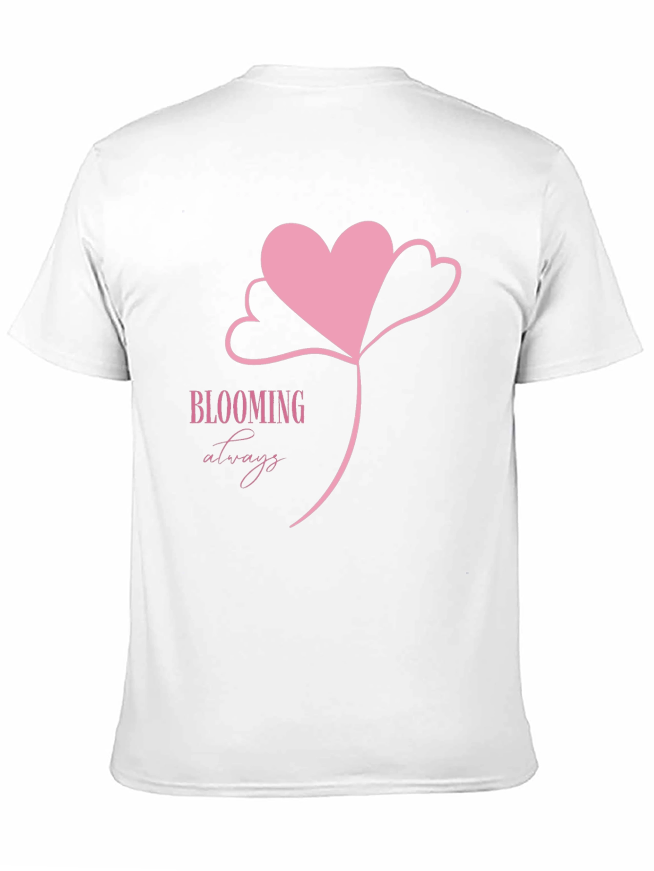 Black Blooming Always Black T-Shirt view 11