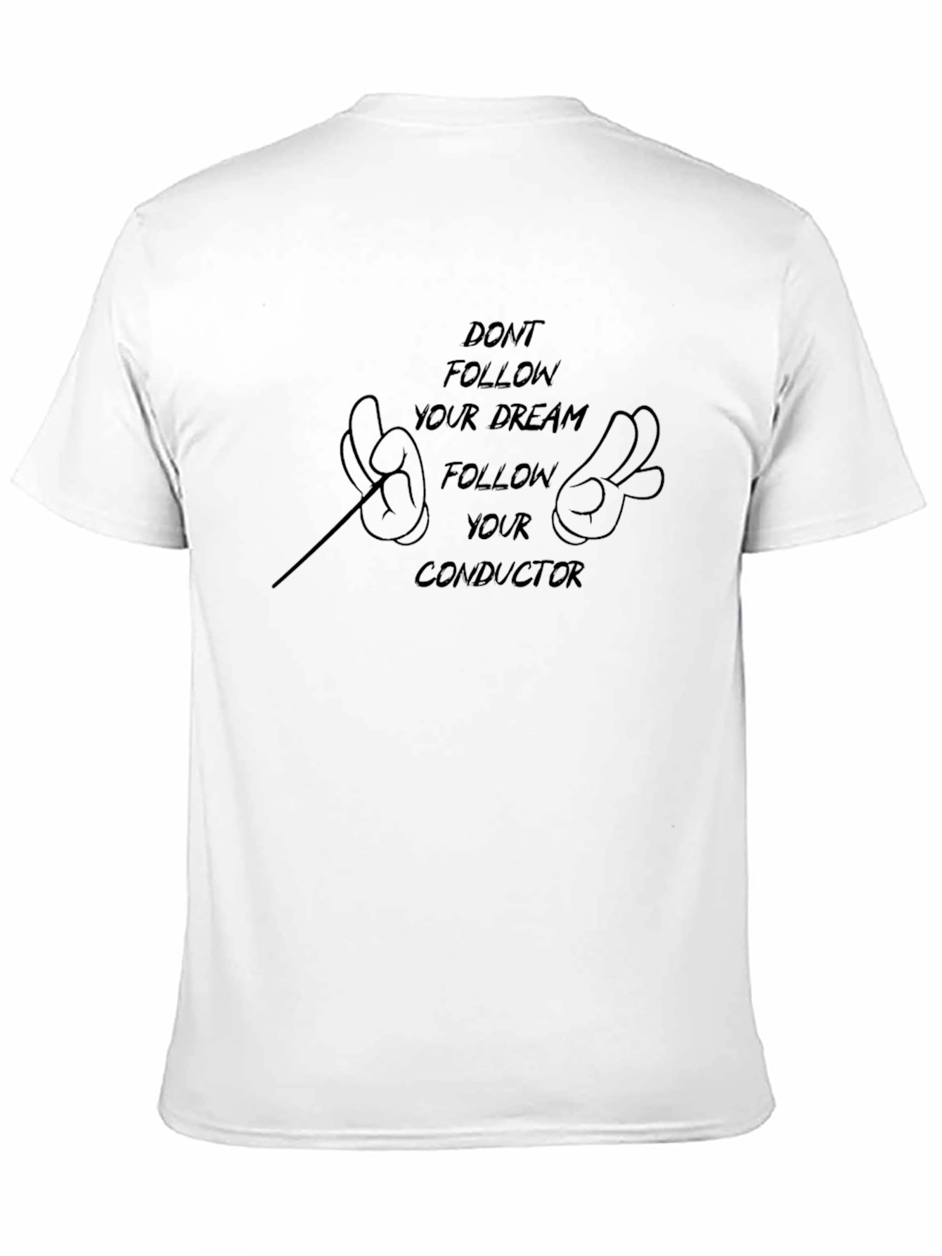 Black Orchestra Conductor T-Shirt - Musical Humor Tee view 11
