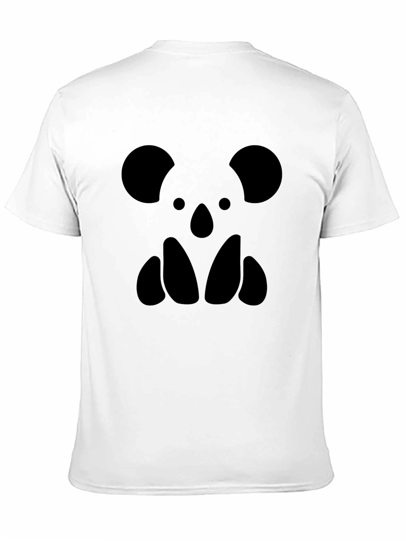 Black Black Graphic Tee - Koala Bear Silhouette view 11